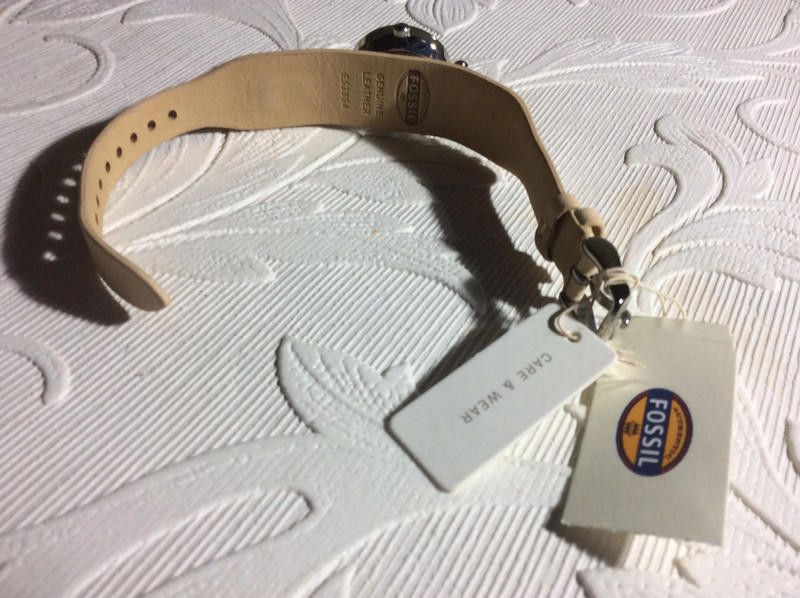 Fossil Fossil ladies silver dial brown leather strap watch Size ONE SIZE - 10 Thumbnail