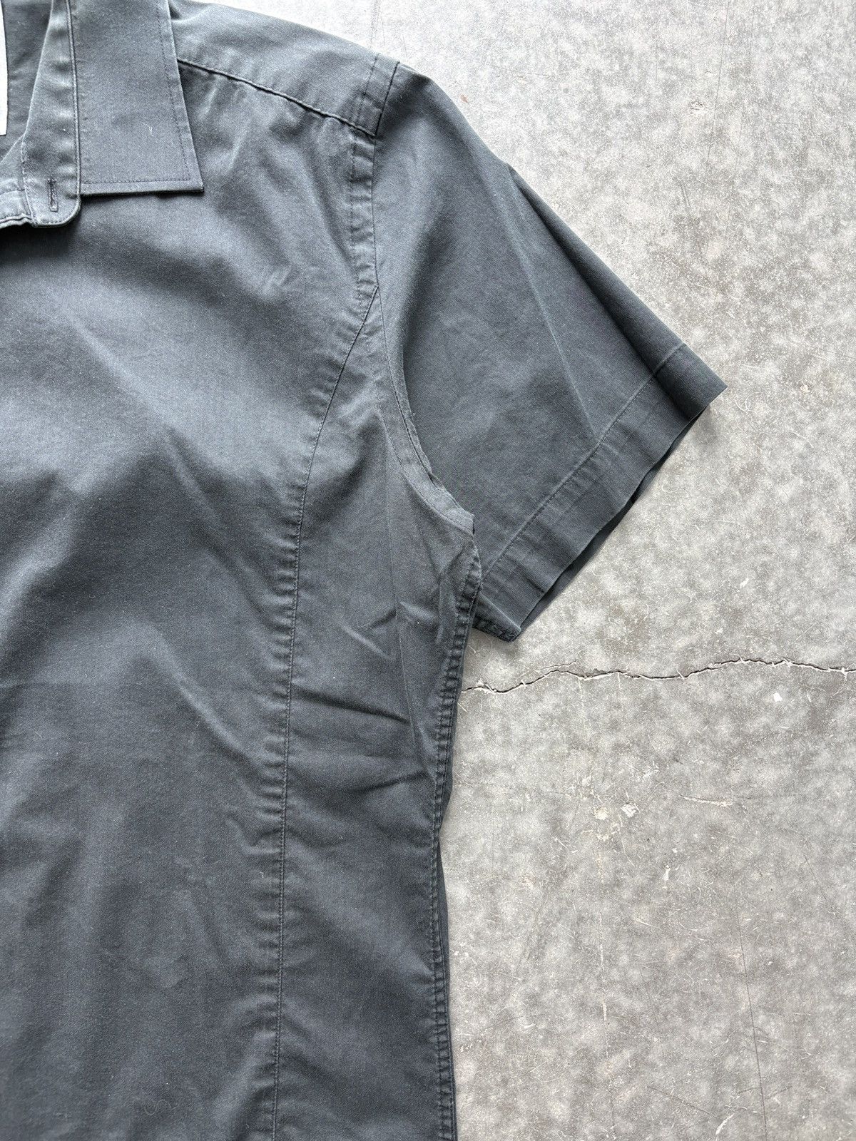 Vintage Vintage Y2K Cotton Nylon Blend Button Up Shirt Size US M / EU 48-50 / 2 - 2 Thumbnail
