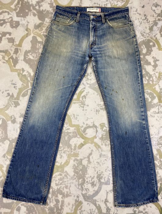 Hype Dirty Used Blue Vintage Levi's 527 Flared 34x35.5 -JN1763 | Grailed