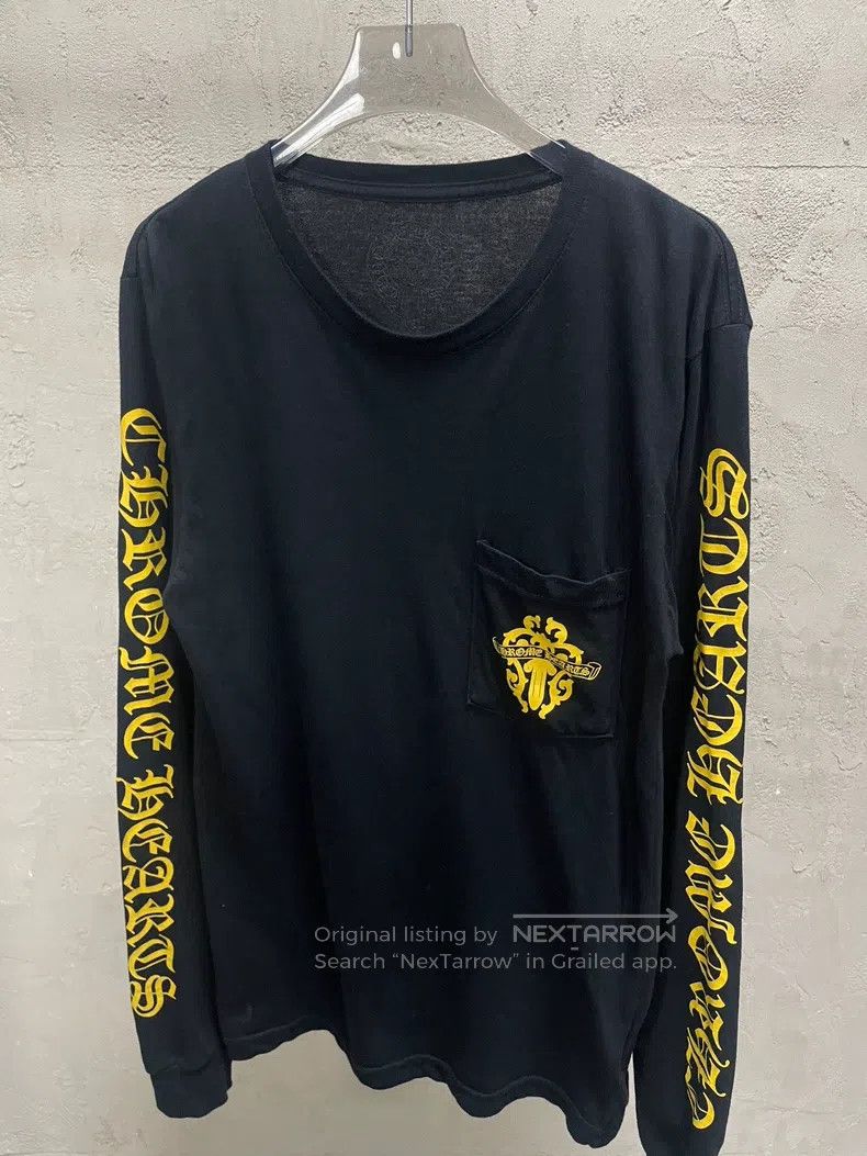 Chrome Hearts CHROME HEARTS Size S Black yellow sword Sanskrit long sleev Size US S / EU 44-46 / 1 - 3 Thumbnail