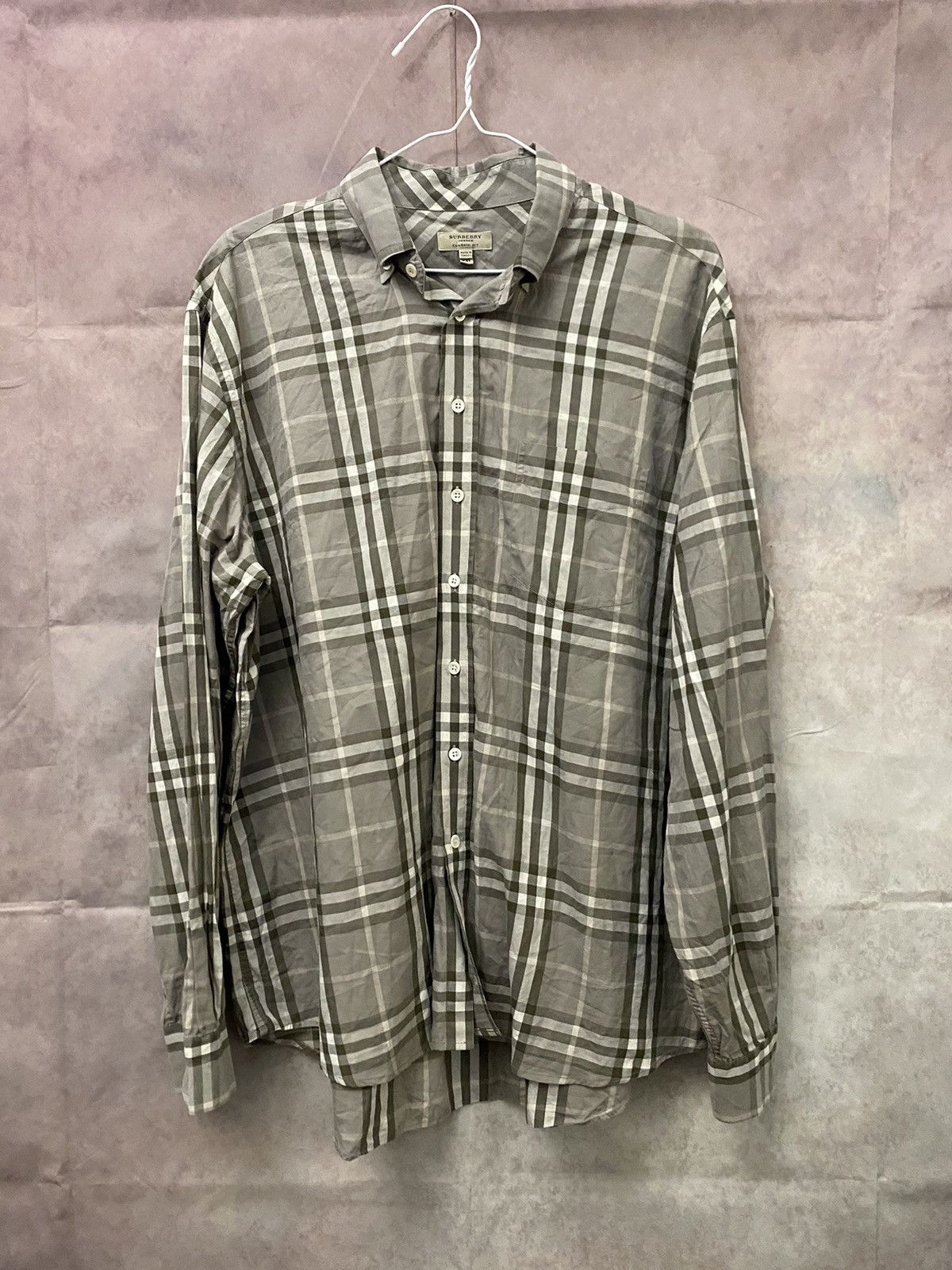 Burberry Burberry Shirt Luxury Size US XXL / EU 58 / 5 - 1 Thumbnail