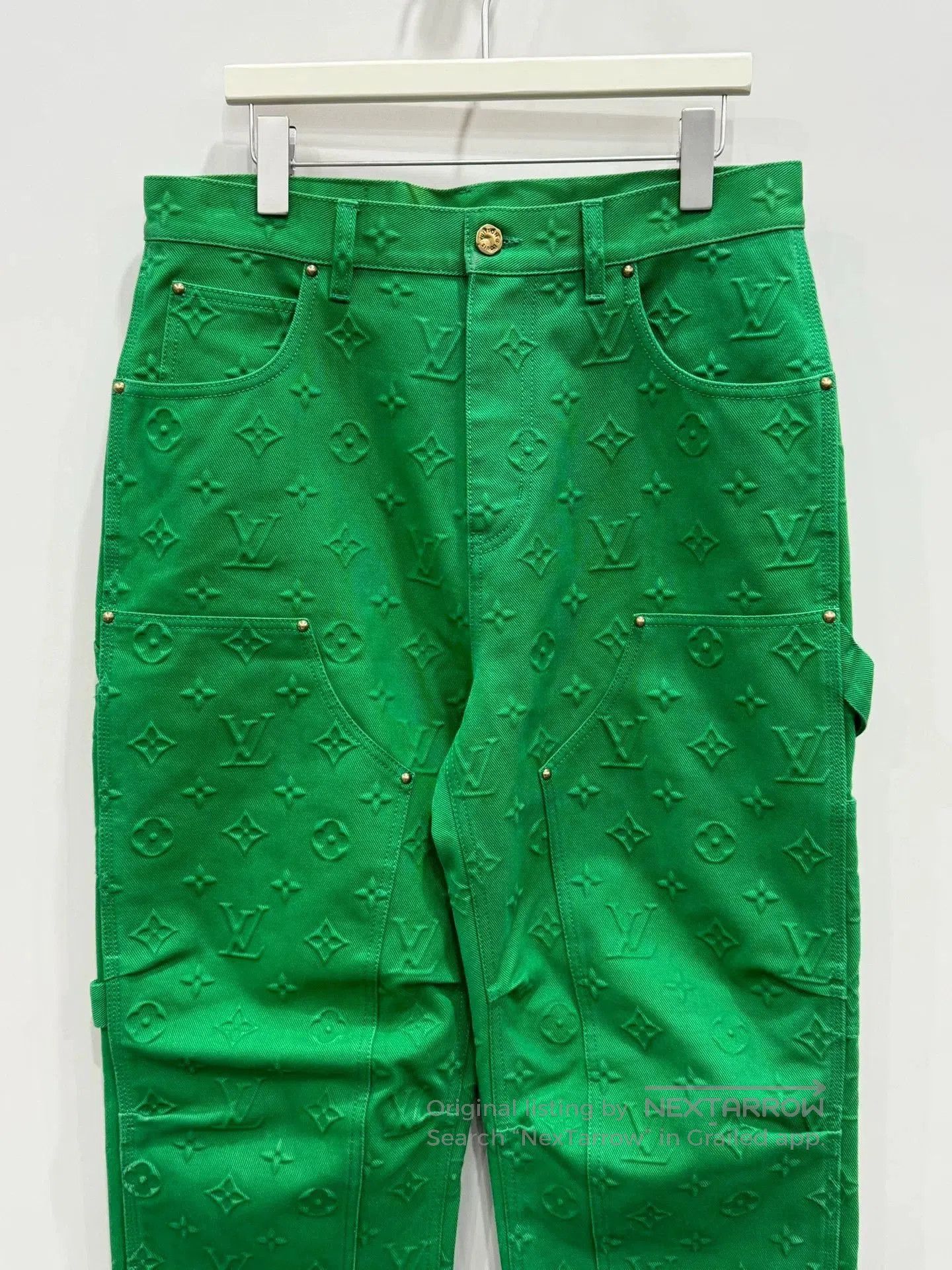 Louis Vuitton louis vuitton green carpenter pants size 32. Size US 32 / EU 48 - 3 Thumbnail