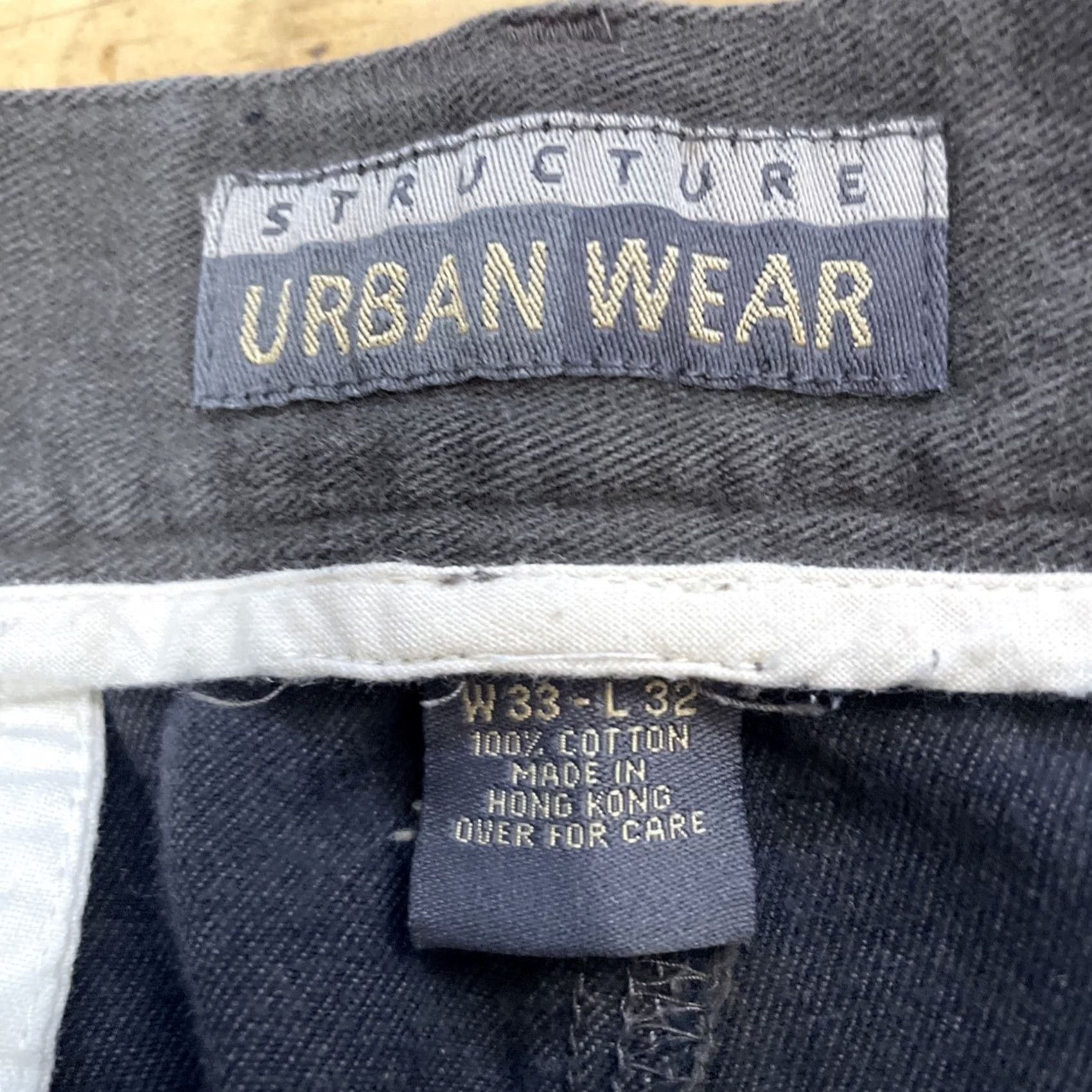 Vintage VINTAGE Structure Urban Wear 90s Pleated Pants Men Baggy 33x29 Brown Gray Cuffed Size US 32 / EU 48 - 7 Thumbnail