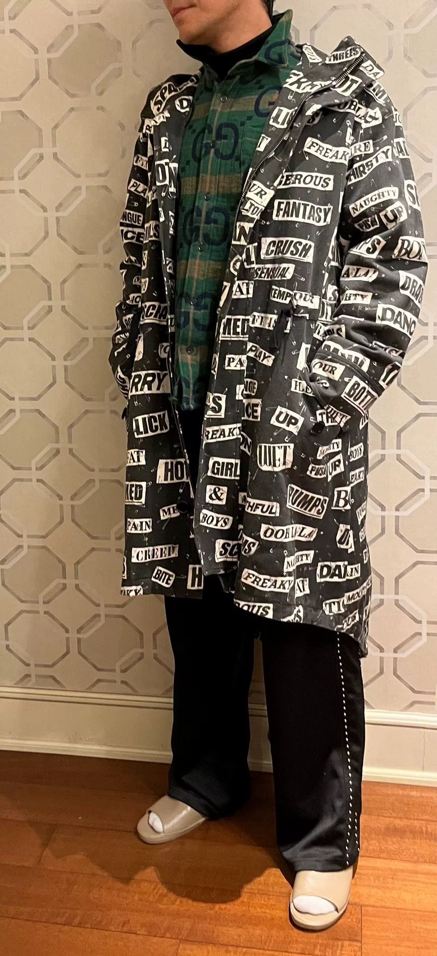 Moschino Moschino Slogan Print Parka Coat Size US S / EU 44-46 / 1 - 7 Thumbnail