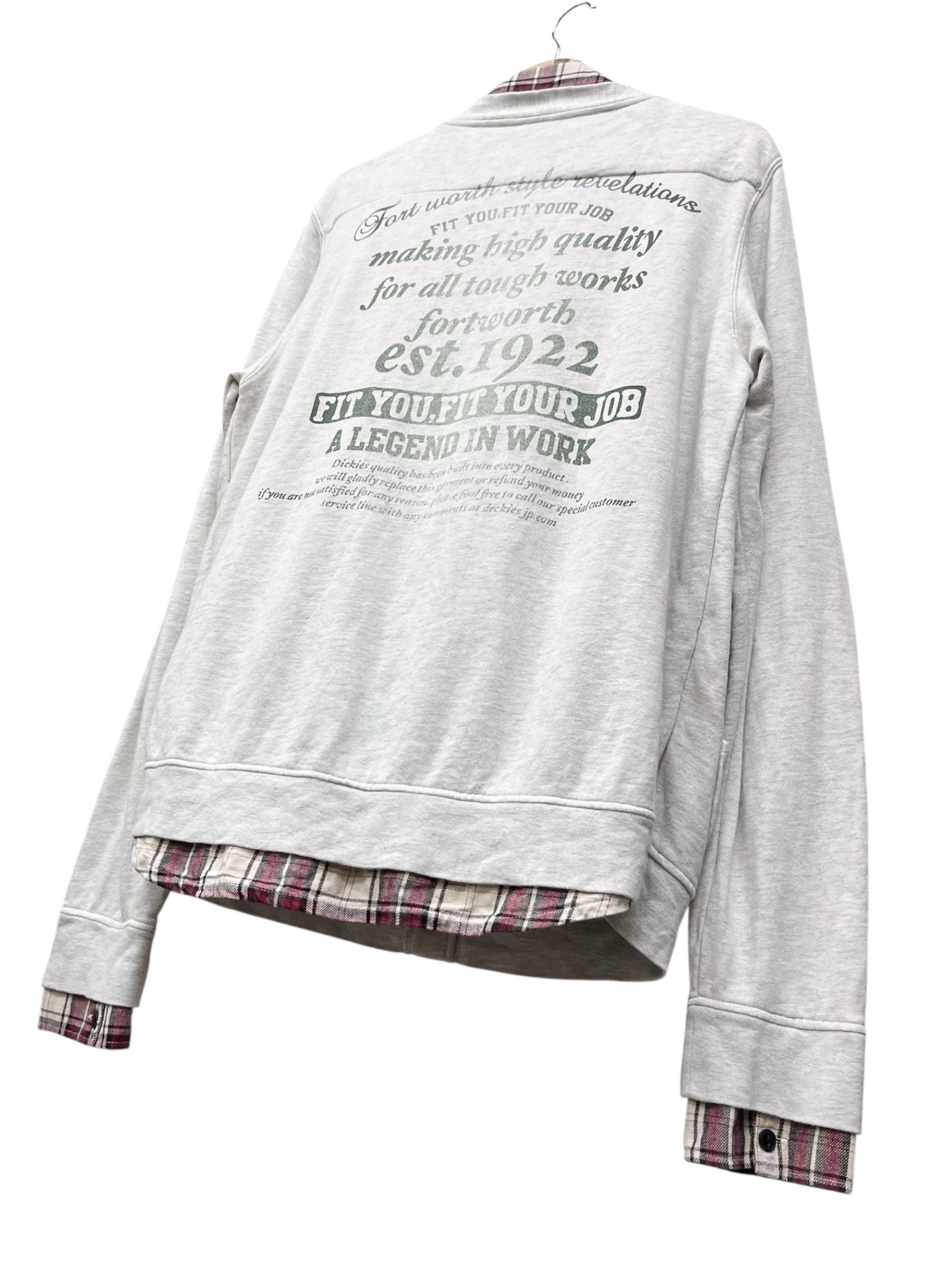 Dickies 🔥Rare Dickies Double Layer 32Texas Hybrid Cardigan Jacket Size M / US 6-8 / IT 42-44 - 7 Thumbnail