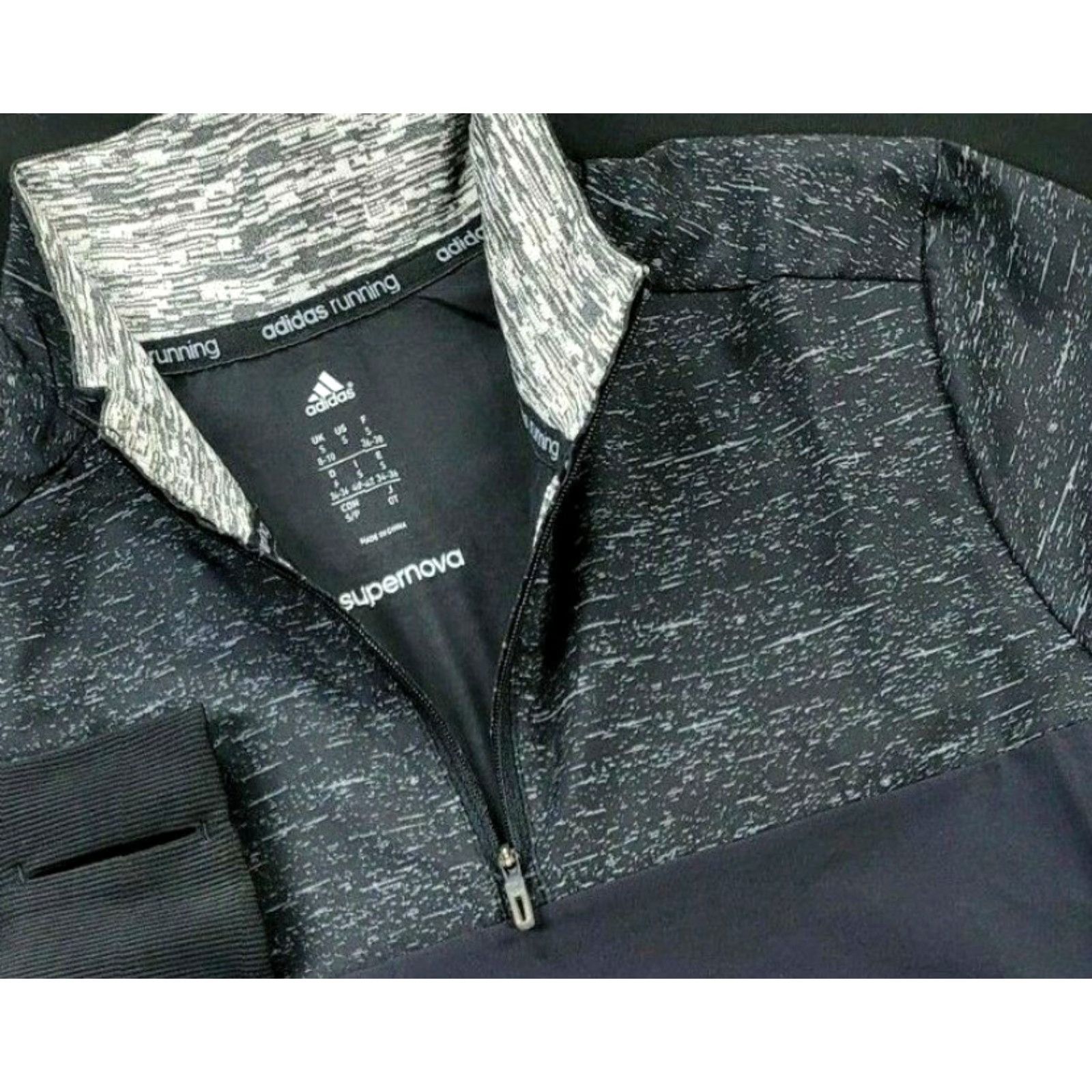 Adidas adidas Supernova Storm Women’s Outdoor Pullover Black Gray Color Block Sz Small Jacket Size S / US 4 / IT 40 - 2 Thumbnail
