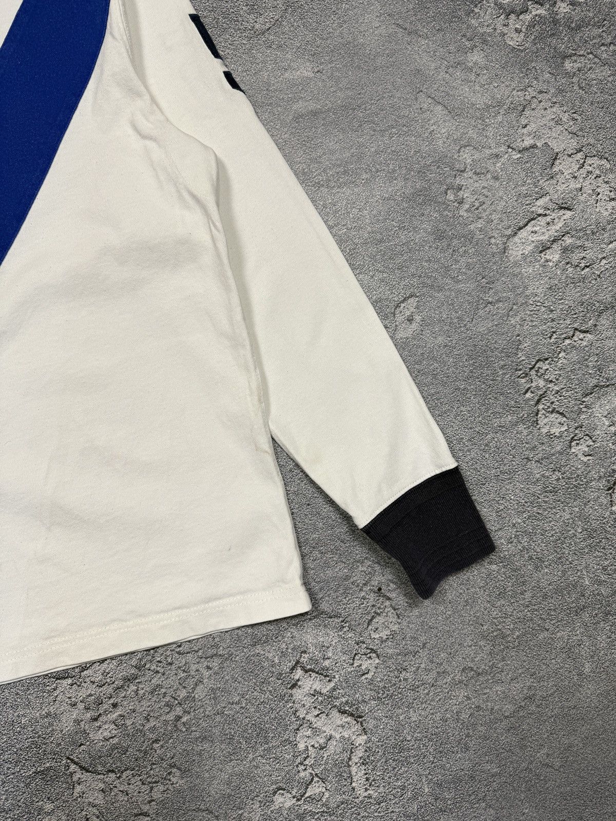 Polo Ralph Lauren Polo Ralph Lauren Rugby Rare White Blue Shirts Size US S / EU 44-46 / 1 - 12 Thumbnail