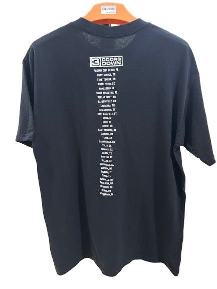 Band Tees Vintage ‘08 3 Doors Down Tour (Nickelback Daughtry Puddle) Size US L / EU 52-54 / 3 - 3 Thumbnail