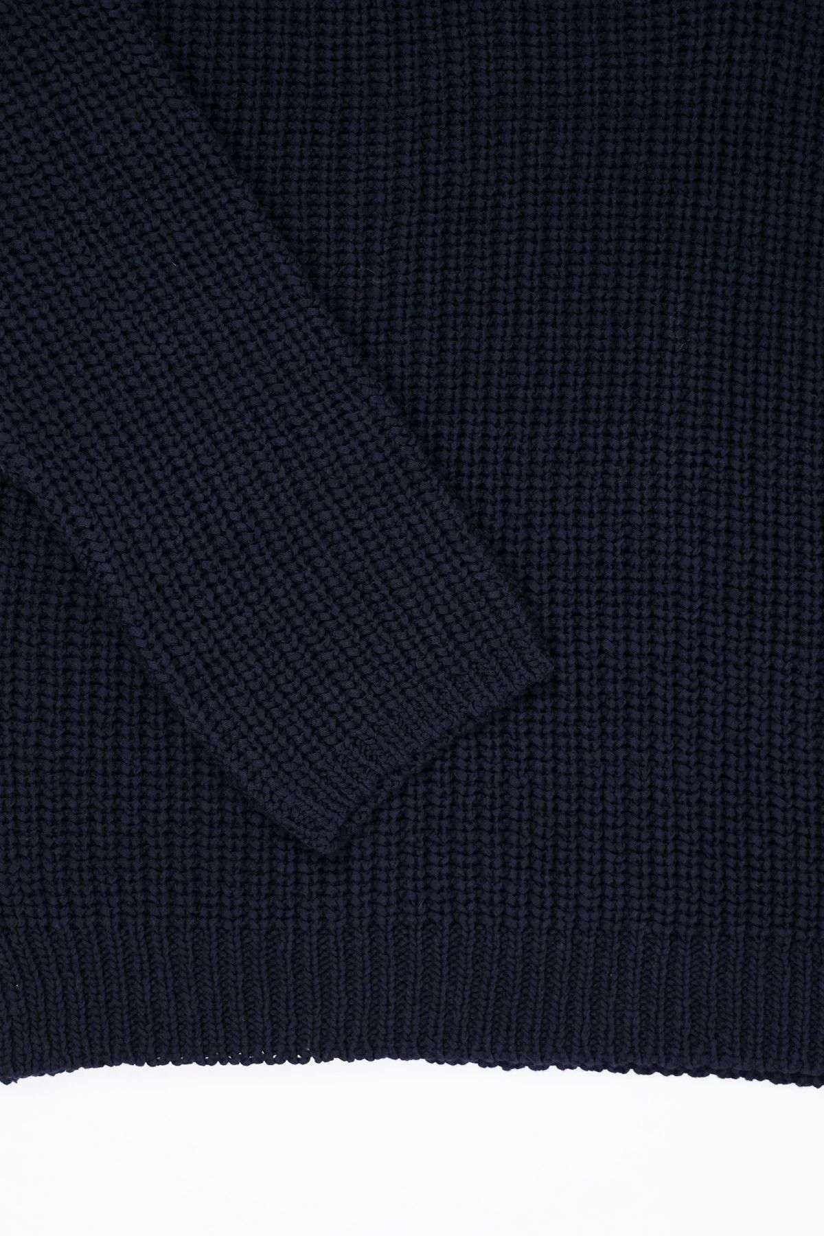 Our Legacy Our Legacy Big Piquet - Navy Chunky Cotton Rib Size US M / EU 48-50 / 2 - 3 Thumbnail