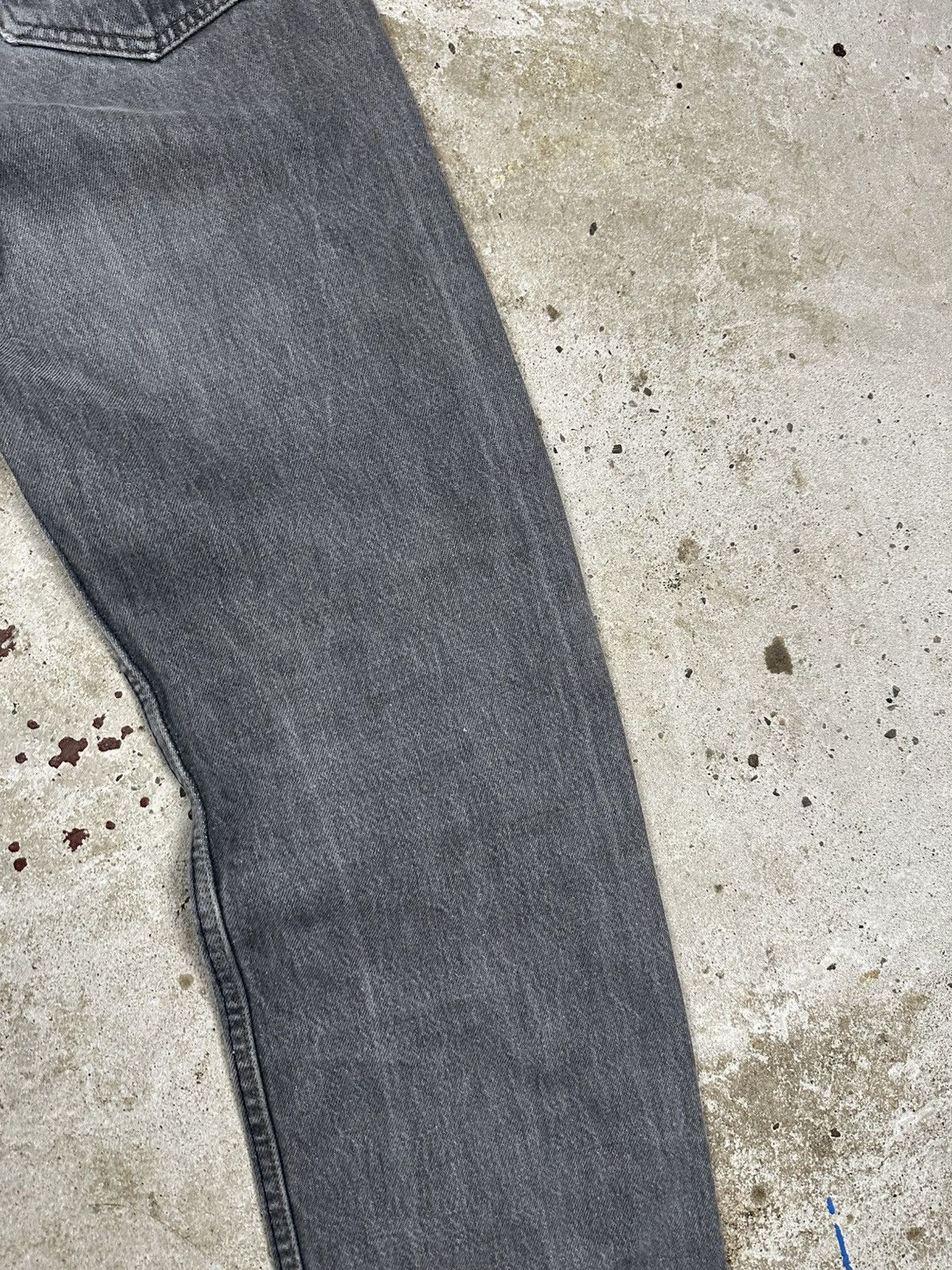 Levi's Vintage 1995 Levi’s 501 Gray Denim Pants Jeans made in USA Size US 33 - 15 Thumbnail