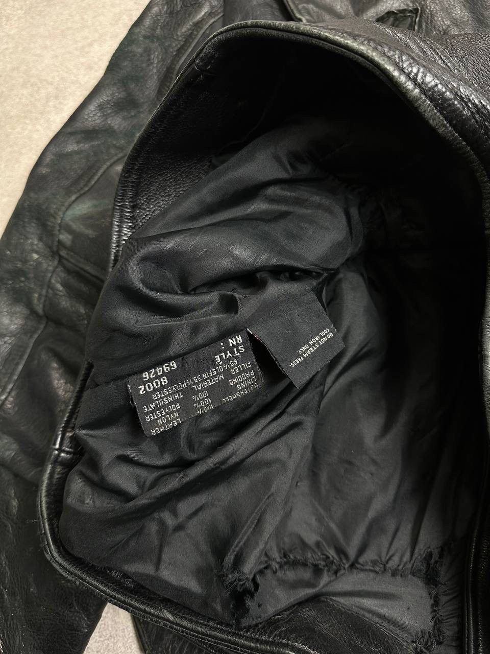 Genuine Leather Vintage Wilsons Leather Genuine Moto Harley Jacket L Size US L / EU 52-54 / 3 - 13 Thumbnail