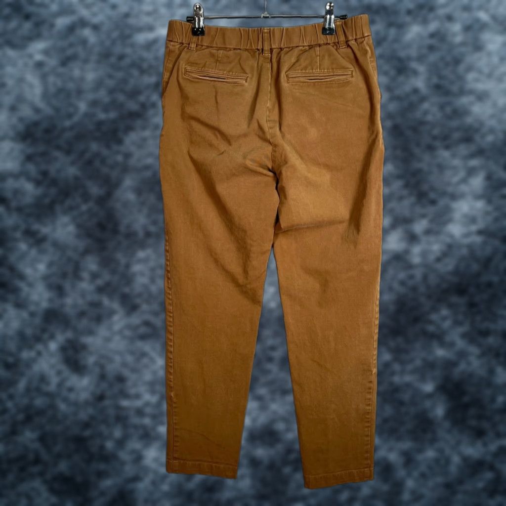 Muji MUJI Pants Womens Medium Brown Slim Fit Cotton Blend Chino Size 32" / US 10 / IT 46 - 1 Thumbnail