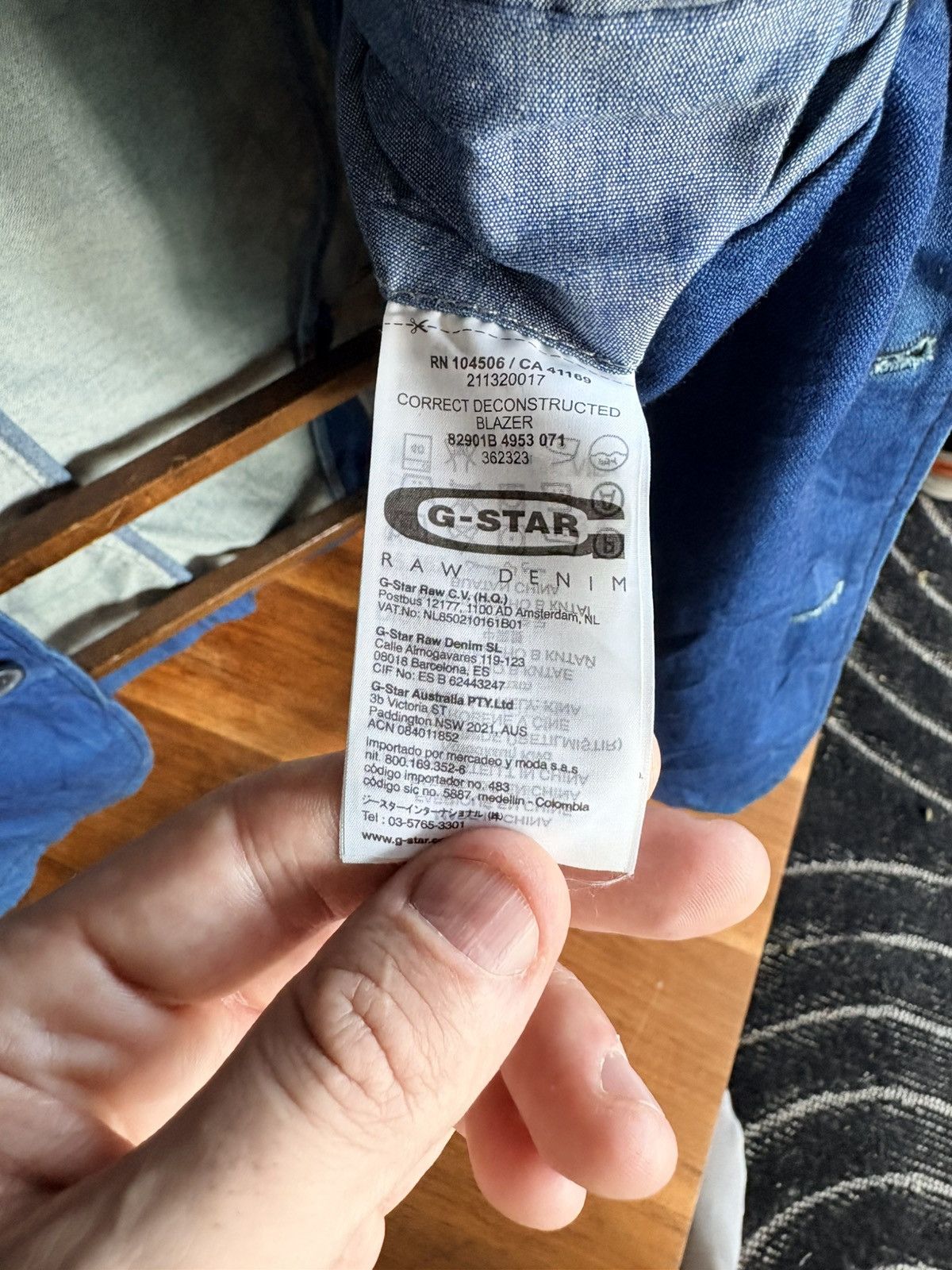 G-Star G-Star Sport-jacket/Blazer Size 42R - 6 Thumbnail