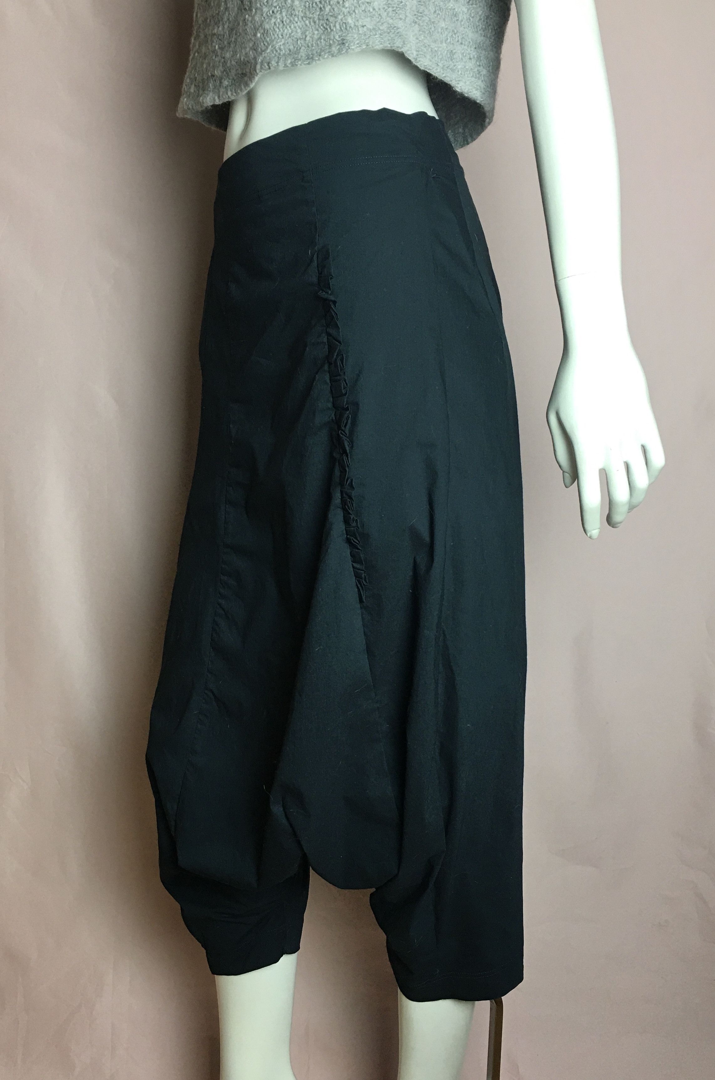 Rundholz Rundholz Black Label Drop Crotch Navy Avant-garde Pants Sz S Size 26" / US 2 / IT 38 - 4 Thumbnail