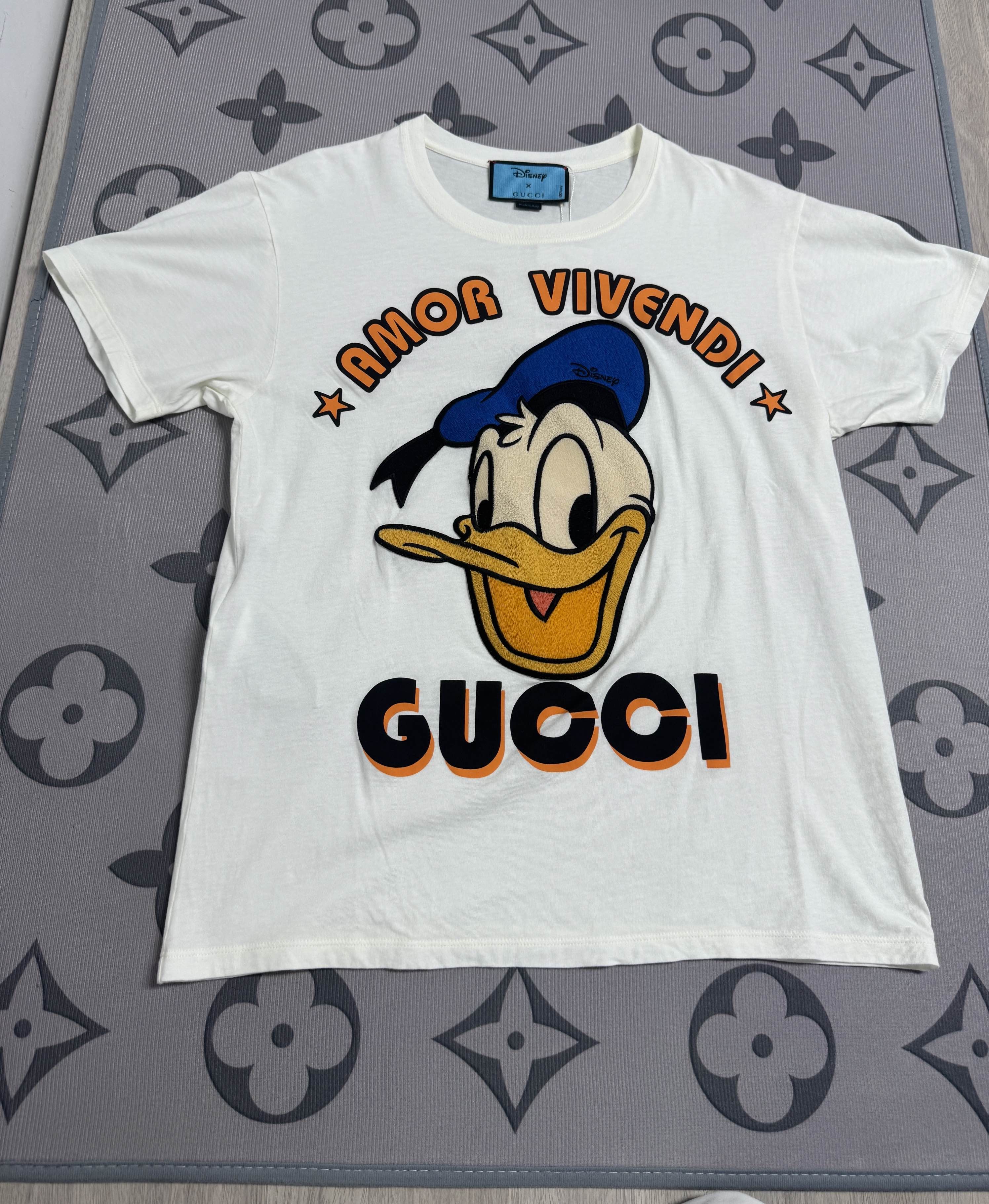 Gucci Gucci x Disney Donald Duck T-Shirt Size XS Size XS / US 0-2 / IT 36-38 - 1 Thumbnail