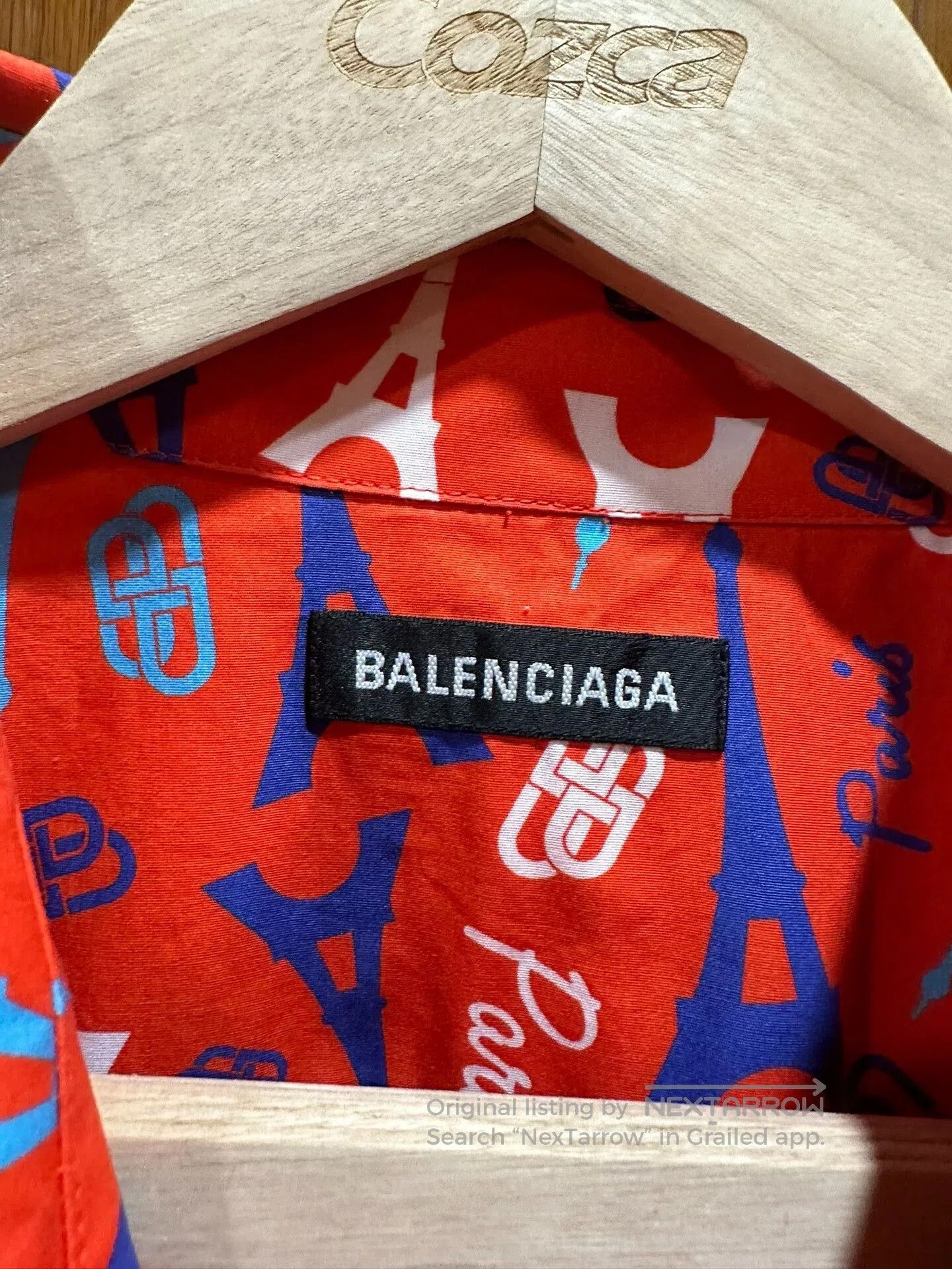 Balenciaga Balenciaga Eiffel Tower Print Shirt. Size US XS / EU 42 / 0 - 3 Thumbnail