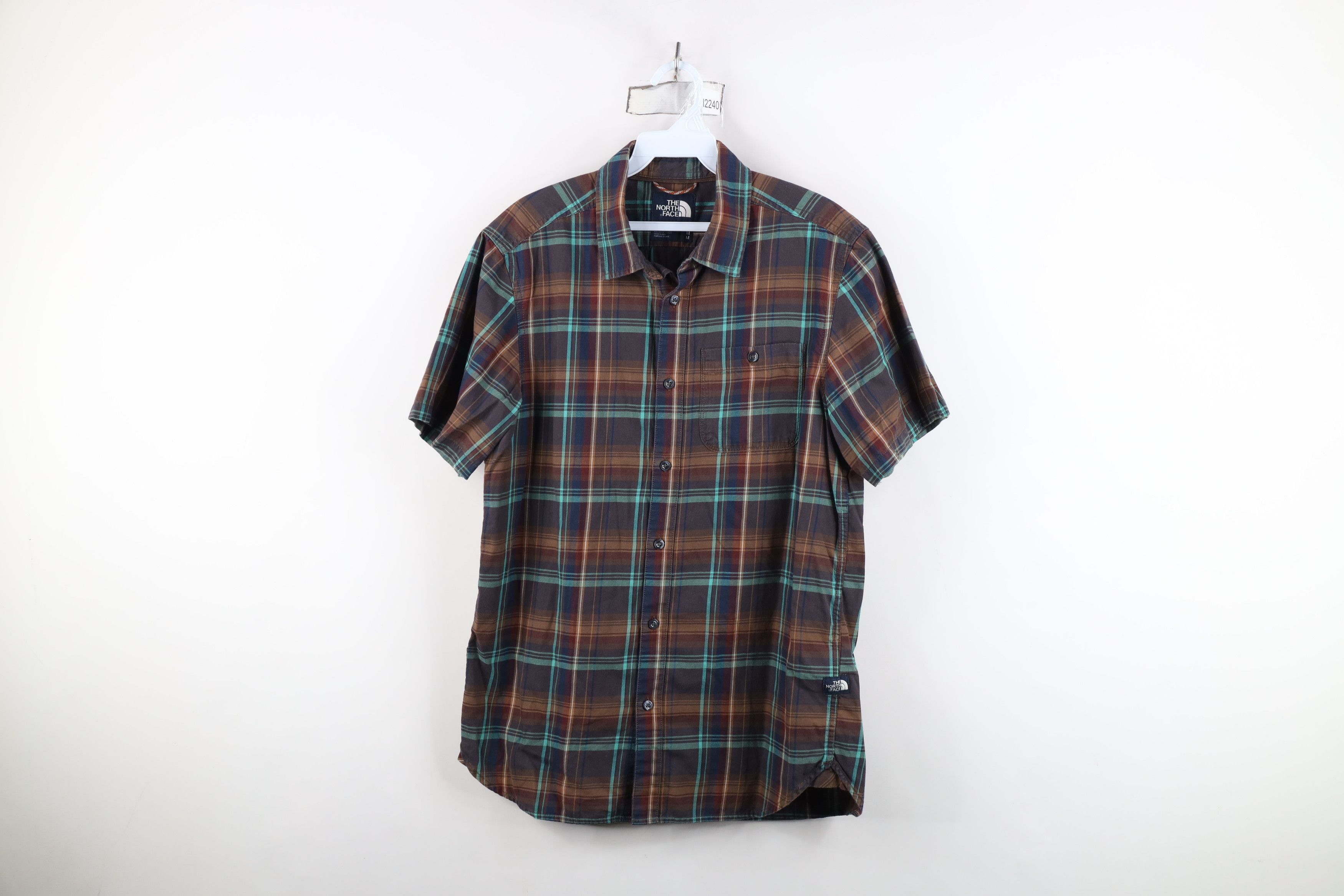 The North Face Vintage Y2K The North Face Flannel Short Sleeve Button Shirt Size US M / EU 48-50 / 2 - 1 Thumbnail