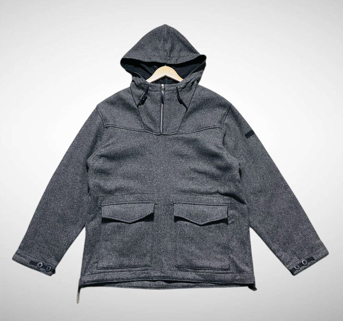 Gap Vintage Gap Pullover Double Pocket Wool/Nylon Jacket Size US L / EU 52-54 / 3 - 1 Thumbnail