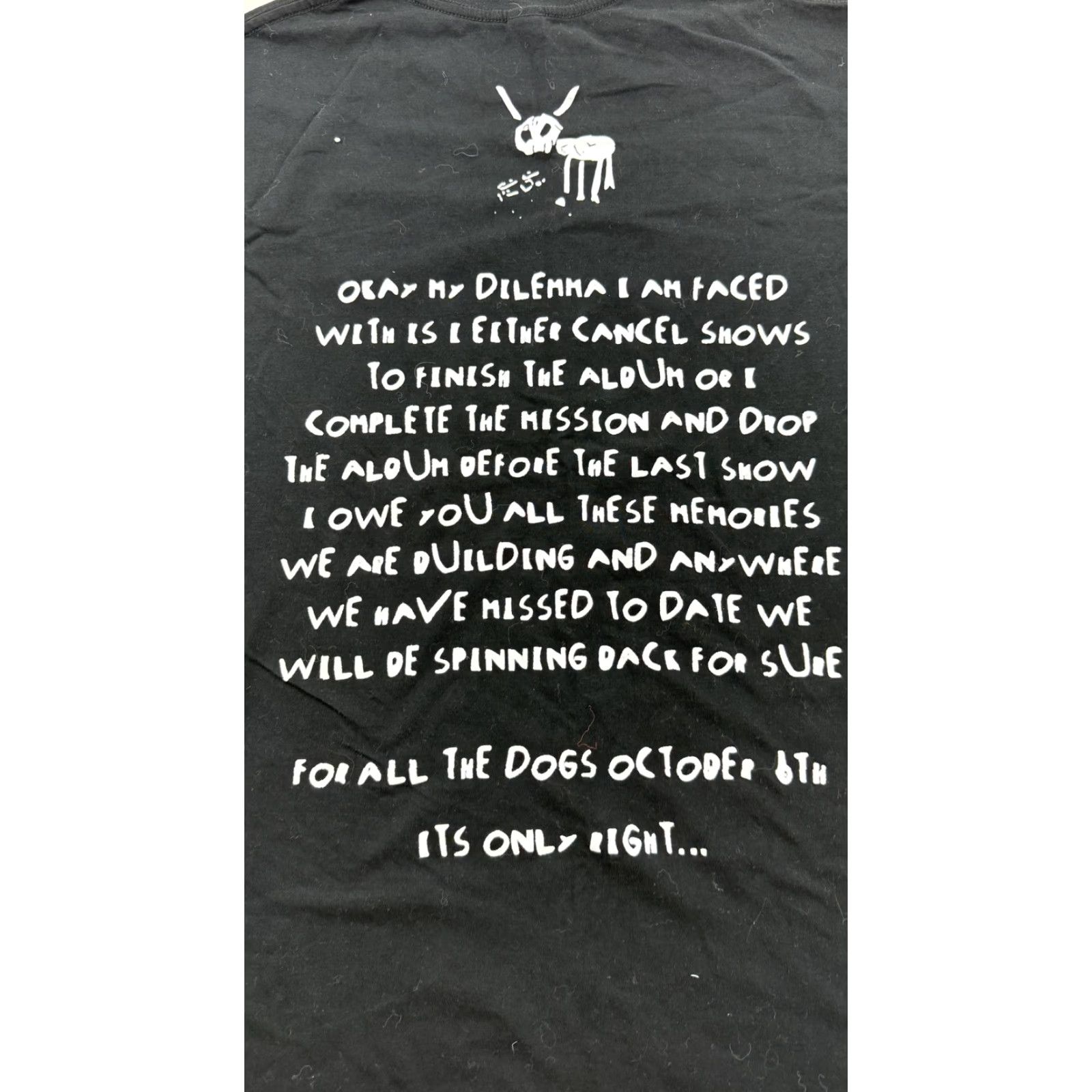 Other VINTAGE Drake For All The Dogs Shirt Mens XL Black Graphic Tee Music Hip Hop 2023 Size US XL / EU 56 / 4 - 5 Thumbnail