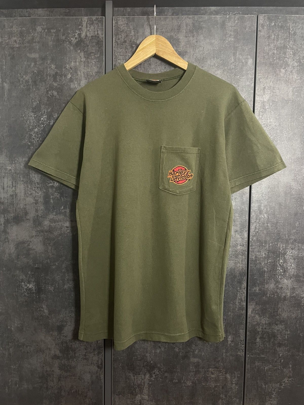Vintage Rare 1998 Harley Davidson Thunder Row T-shirt 3D Emblem USA Size US M / EU 48-50 / 2 - 10 Thumbnail