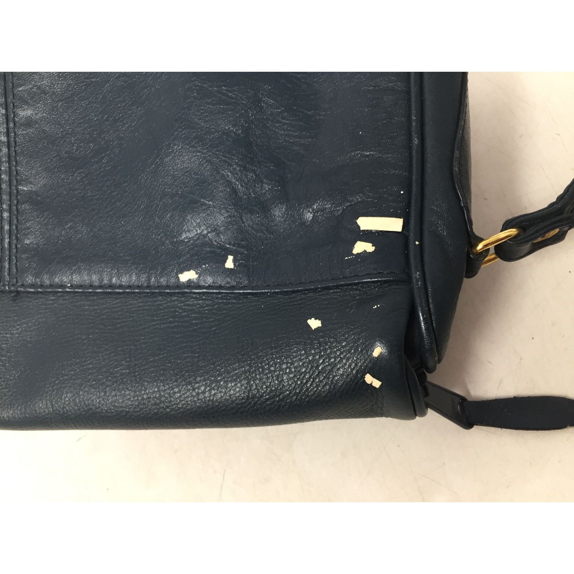 Other SABRINA Women's Navy Blue Leather Purse with Long adjustable Size ONE SIZE - 12 Thumbnail