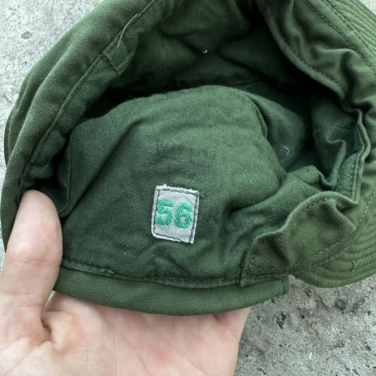 Issey Miyake Vintage Japanese Style Swedish Army Cap Hat Y2K Military Size ONE SIZE - 8 Thumbnail