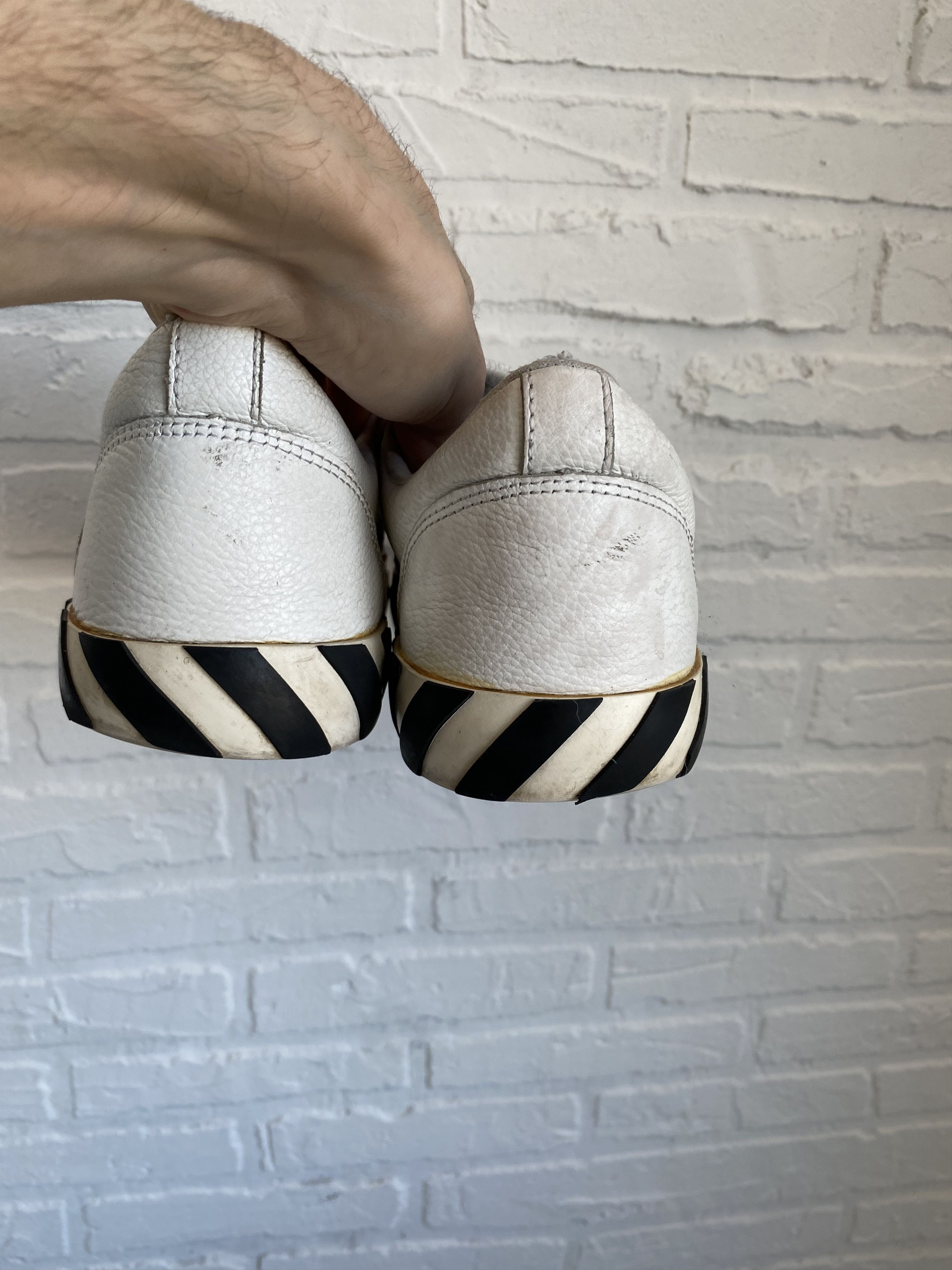 Off-White Off-white vulcanized leather sneakers Size US 10 / EU 43 - 12 Thumbnail