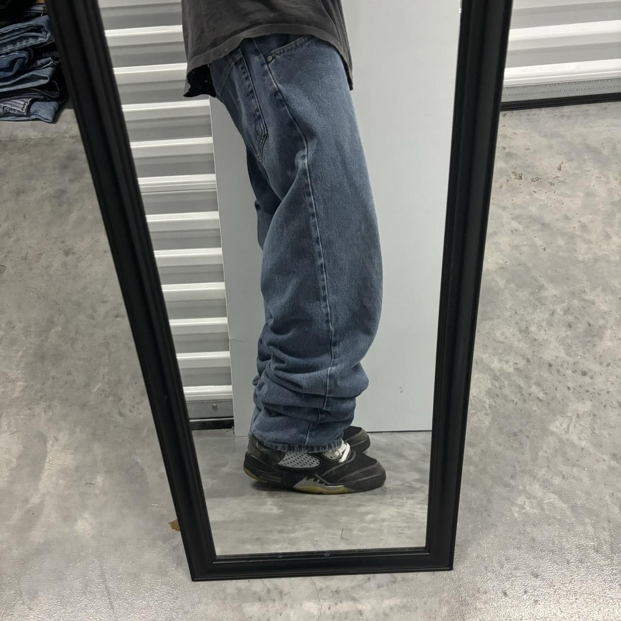 Japanese Brand × Vintage Crazy Vintage Y2K/2000s Baggy Medium Wash Denim Jeans! Size US 38 / EU 54 - 2 Thumbnail