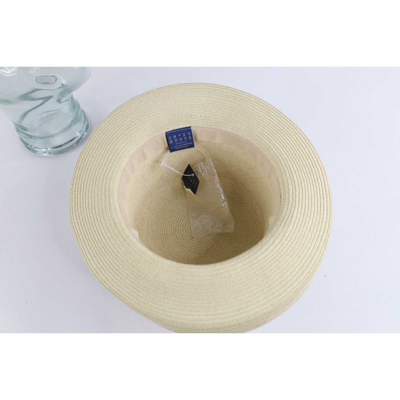 Vintage New Vintage 90s Streetwear Bowtie Straw Boater Skimmer Hat Size ONE SIZE - 6 Thumbnail