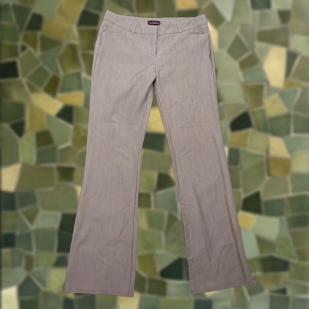 Vintage VINTAGE Joe Benbasset Pants Bootcut Trouser 90s Taupe Tan Low Rise Polyester Women Size 5 Mens Womens Size 27" / US 4 / IT 40 - 1 Thumbnail