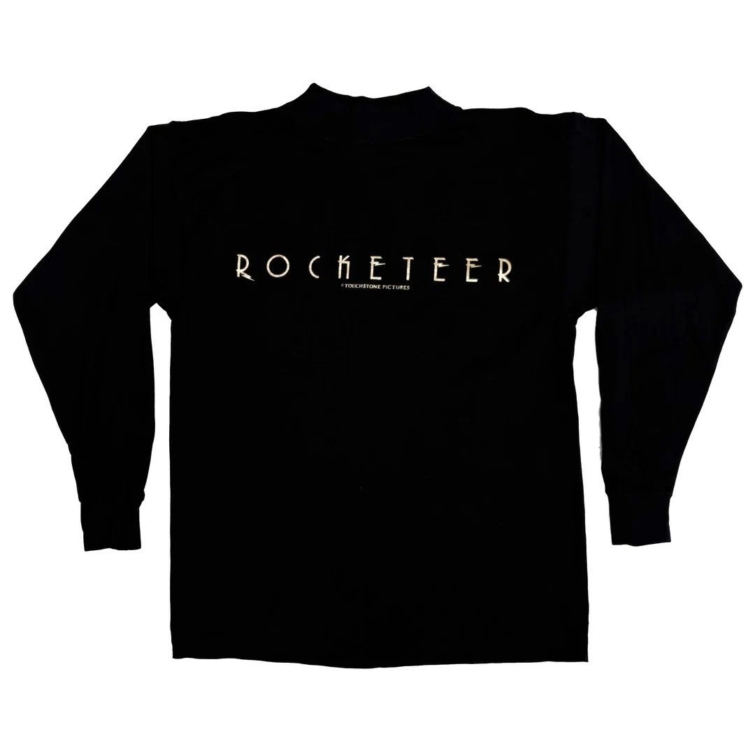 Disney × Vintage Rocketeer 1991 90s Vintage Disney Movie L/S Promo T-Shirt Size US L / EU 52-54 / 3 - 1 Thumbnail