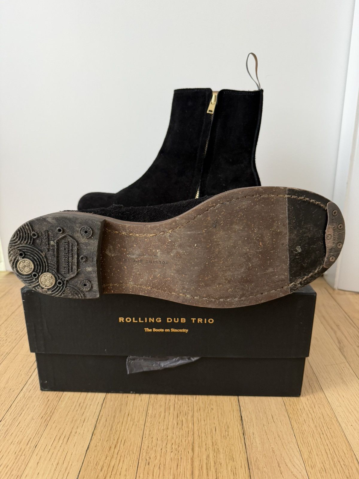 Rolling Dub Trio Rolling Dub Trio Casper Black Oiled Suede (US 9.5) Size US 9.5 / EU 42-43 - 7 Thumbnail