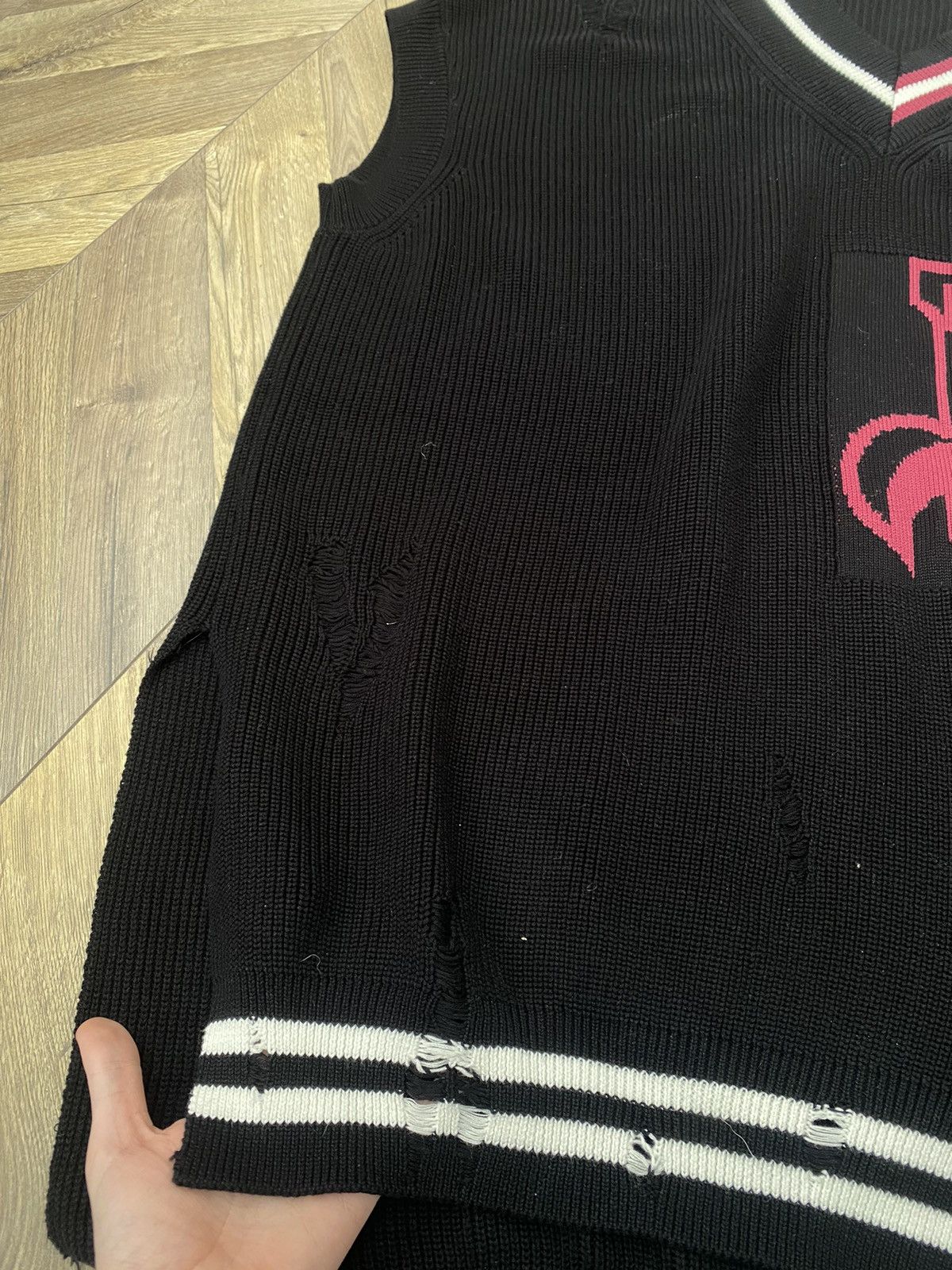 Diesel × Vintage Vintage Diesel Knit Vest Overknit Archival style Size S / US 4 / IT 40 - 9 Thumbnail