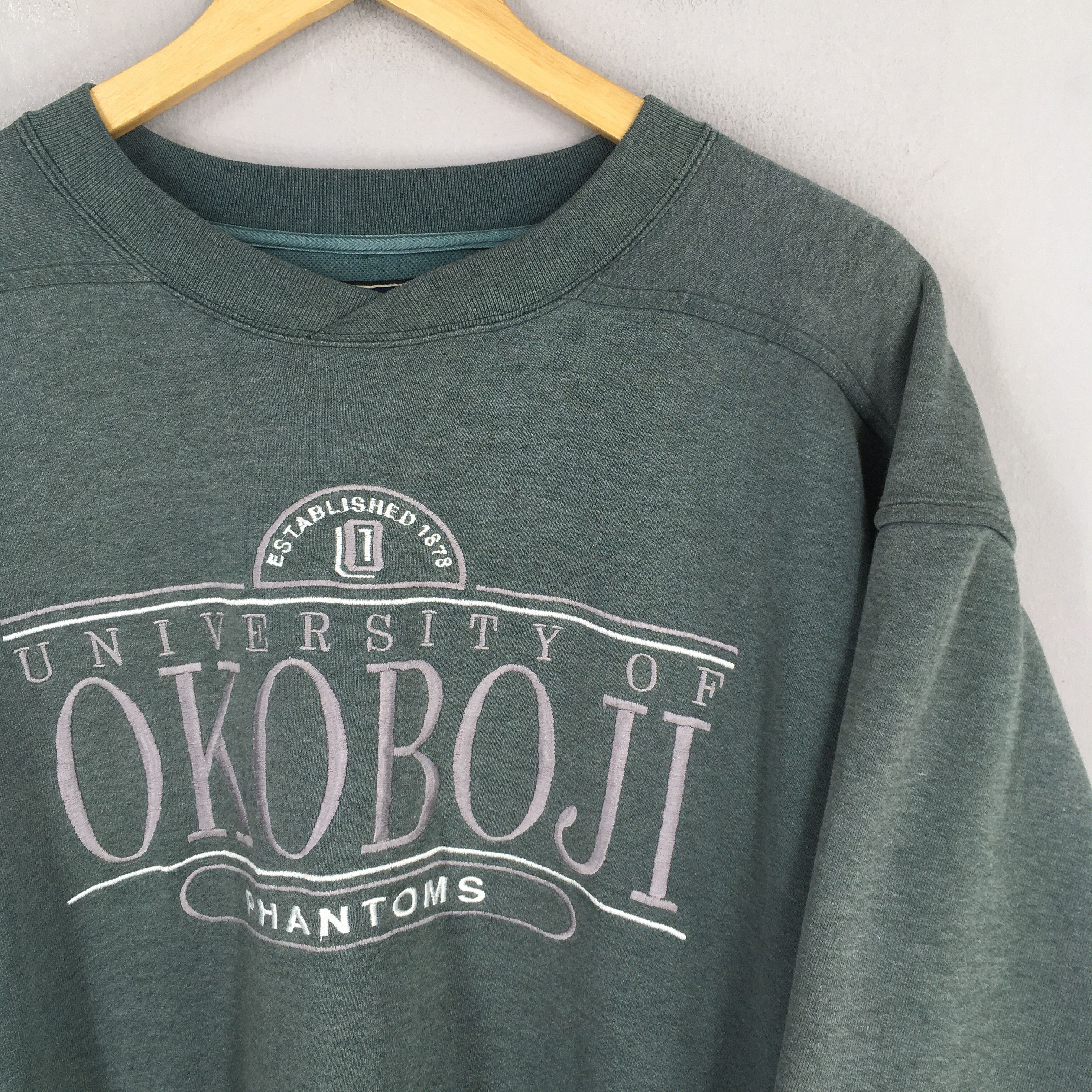 NCAA Vintage The University Of Okoboji Sweatshirt XLarge Size US XL / EU 56 / 4 - 2 Thumbnail