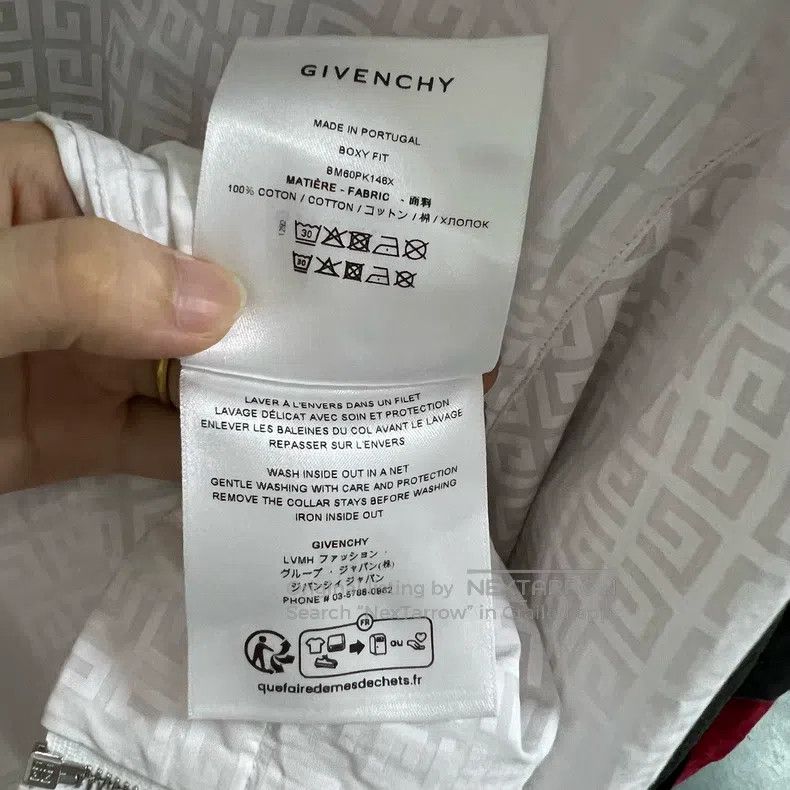 Givenchy Givenchy Four-Panel Printed Zipper Short Sleeve Shirt Size US M / EU 48-50 / 2 - 5 Thumbnail