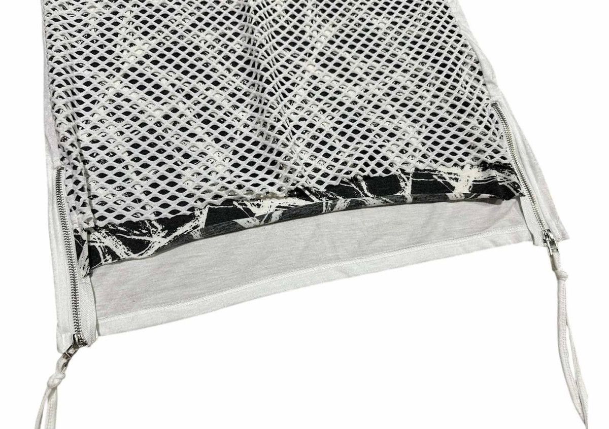 semanticdesign 🔥Y2K Semantic Design Zipper Bondage Mesh Double Layer Shirt Size US L / EU 52-54 / 3 - 5 Thumbnail