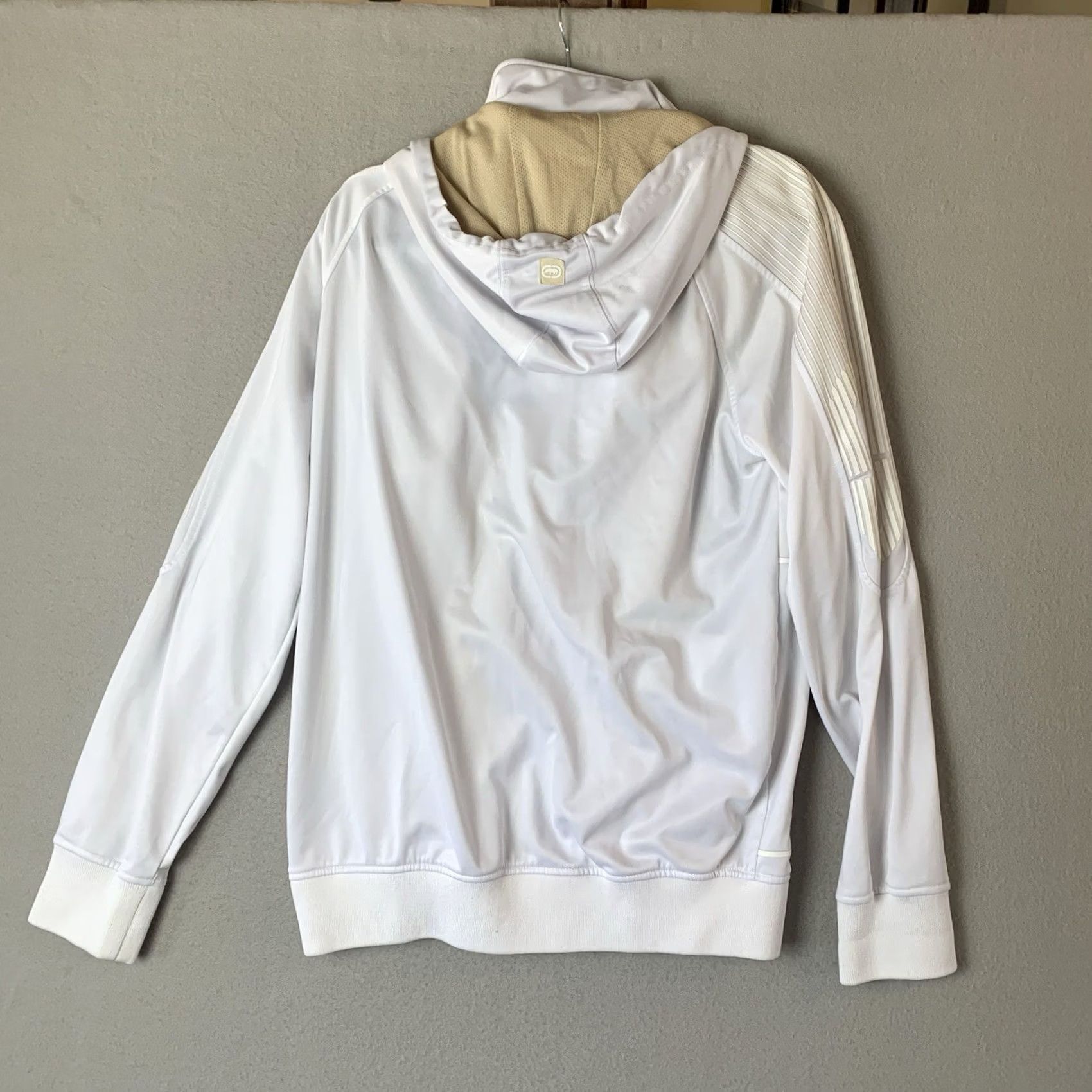 Ecko Unltd. VINTAGE Ecko Unltd Track Jacket Men’s M White Rhino Zipper Hooded Solid Short Sleeve? Size US M / EU 48-50 / 2 - 3 Thumbnail