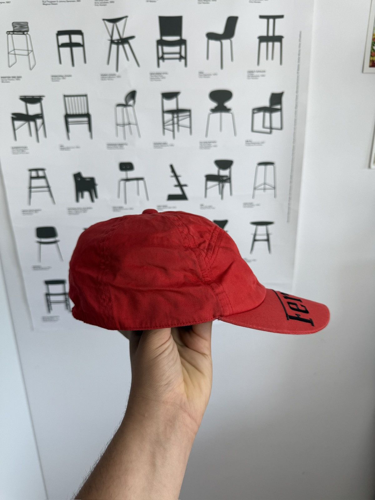 Ferrari Vintage 90s Ferrari racing big logo cap f1 nascar italy y2k Size ONE SIZE - 3 Thumbnail
