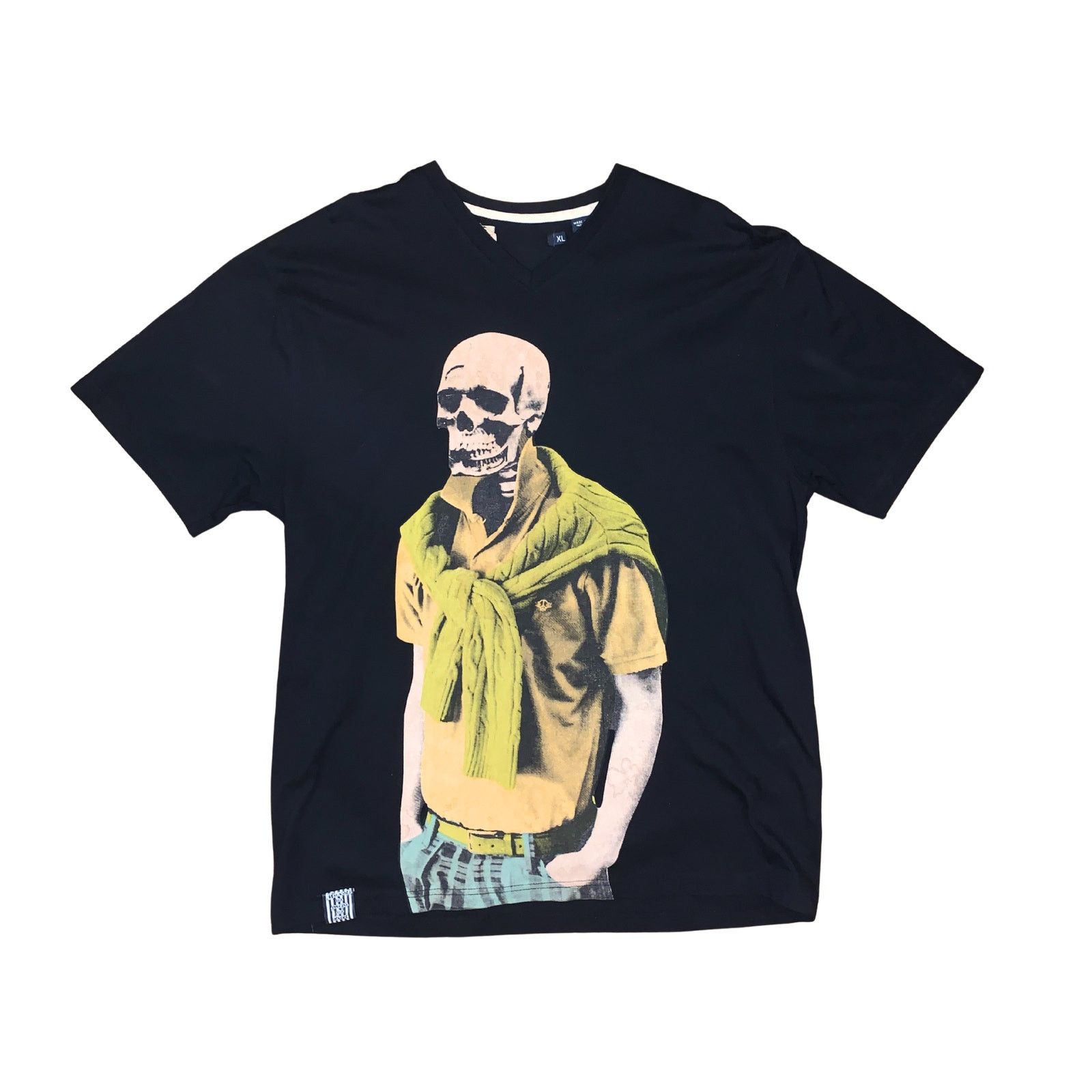 Other Indigo Red Denim Co Skull Prep V-Neck T-Shirt Black XL Size US XL / EU 56 / 4 - 2 Thumbnail