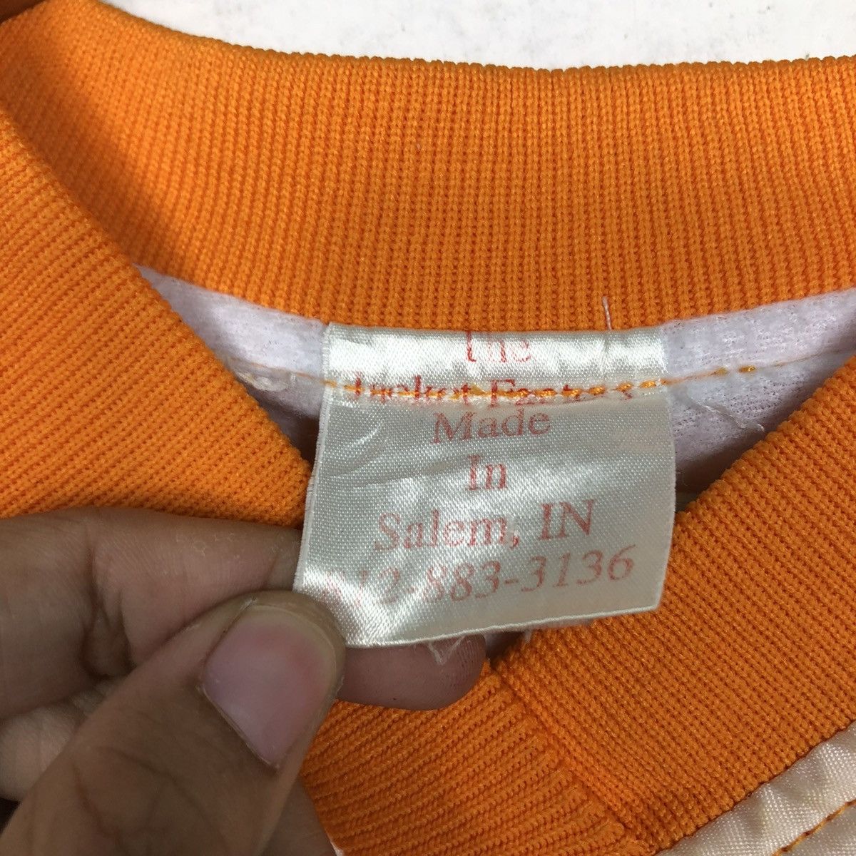 Salem Sportswear × Vintage 🔥VINTAGE PULL OVER BOMBER JACKET SATIN T VOLS SALEEM USA Size US M / EU 48-50 / 2 - 13 Thumbnail