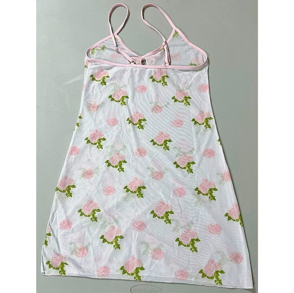 Vintage White Pink Floral Nightie Nightgown Lingerie Dress Size S 🎀 Size S / US 4 / IT 40 - 5 Thumbnail