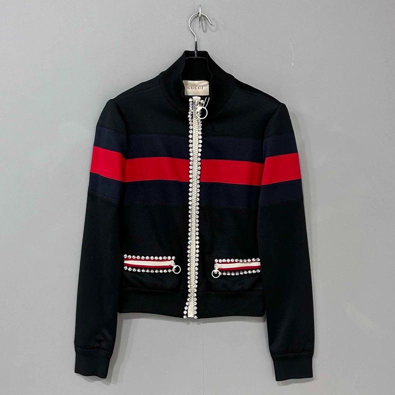 Gucci Gucci Diamond-encrusted zipper jacket 2506-Nextarrow Size US M / EU 48-50 / 2 - 1 Thumbnail