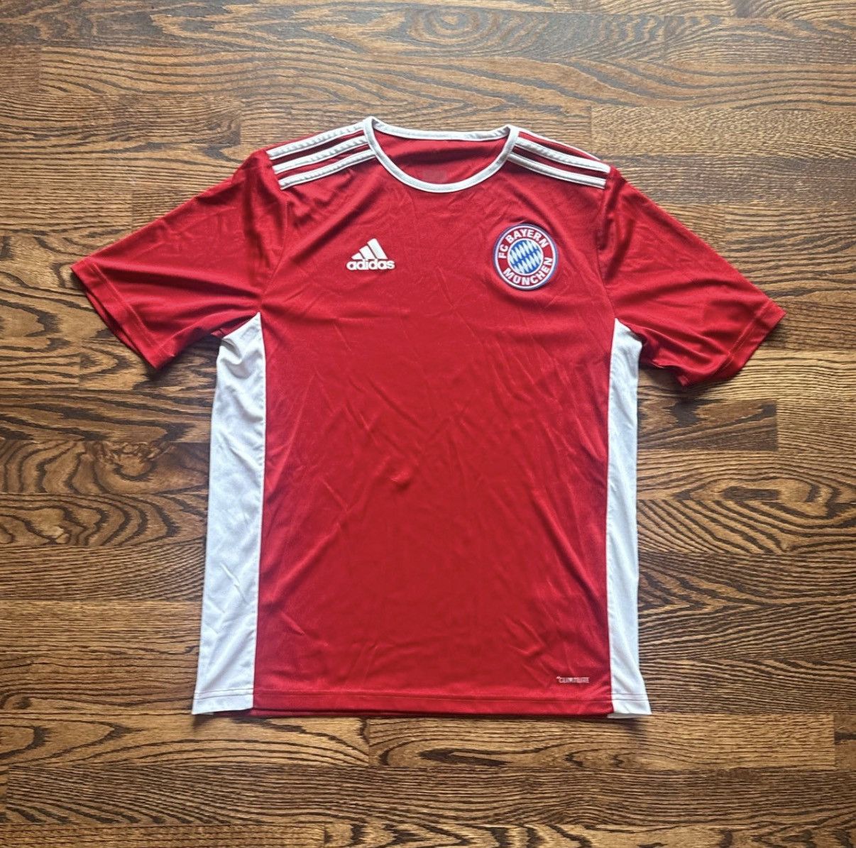 Adidas Adidas Bayern Munich Stretch Training Top Size US XL / EU 56 / 4 - 1 Thumbnail