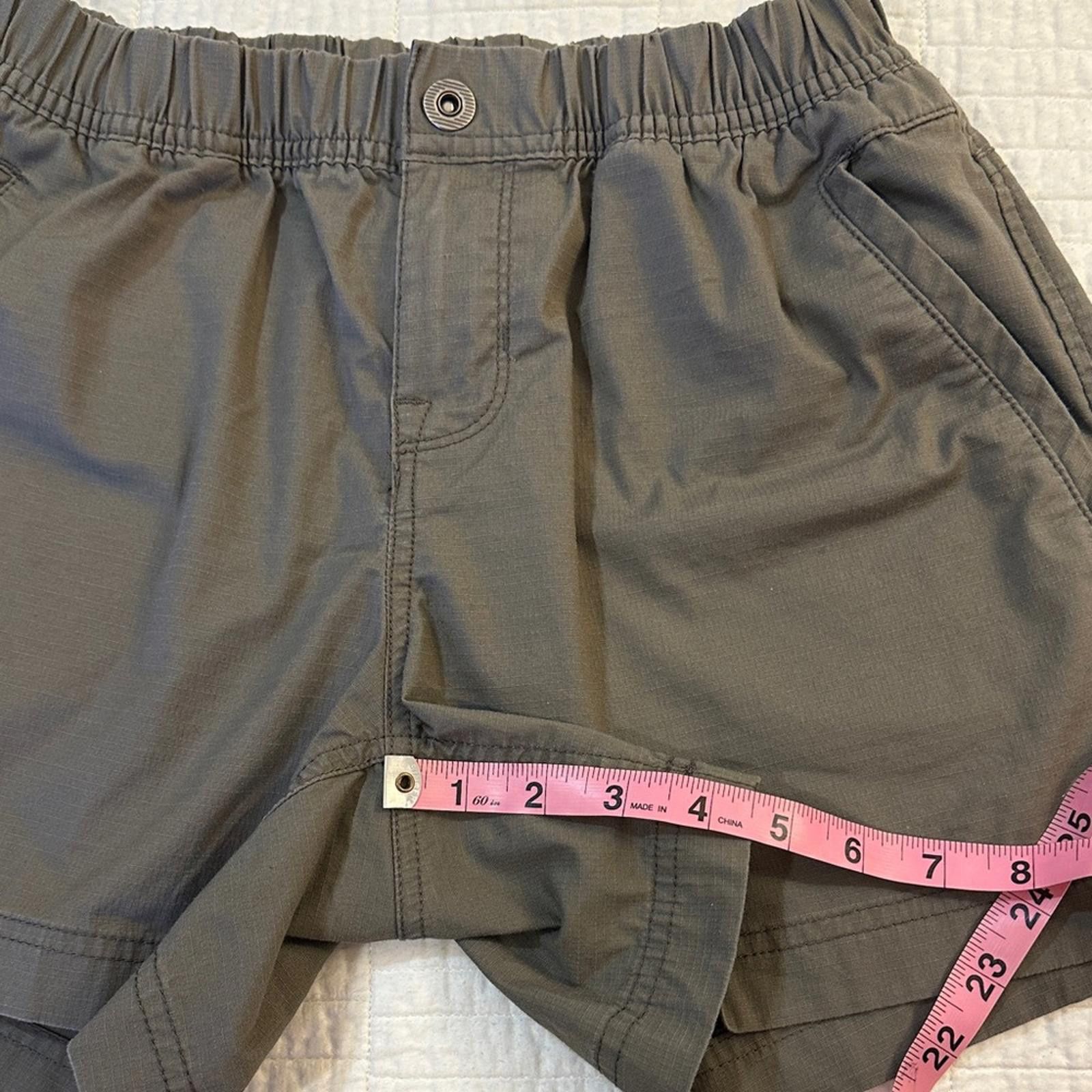 Prana Prana Sz 2 Organic Cotton Shorts Elastic Waist Gorpcore EUC Size 26" / US 2 / IT 38 - 8 Thumbnail