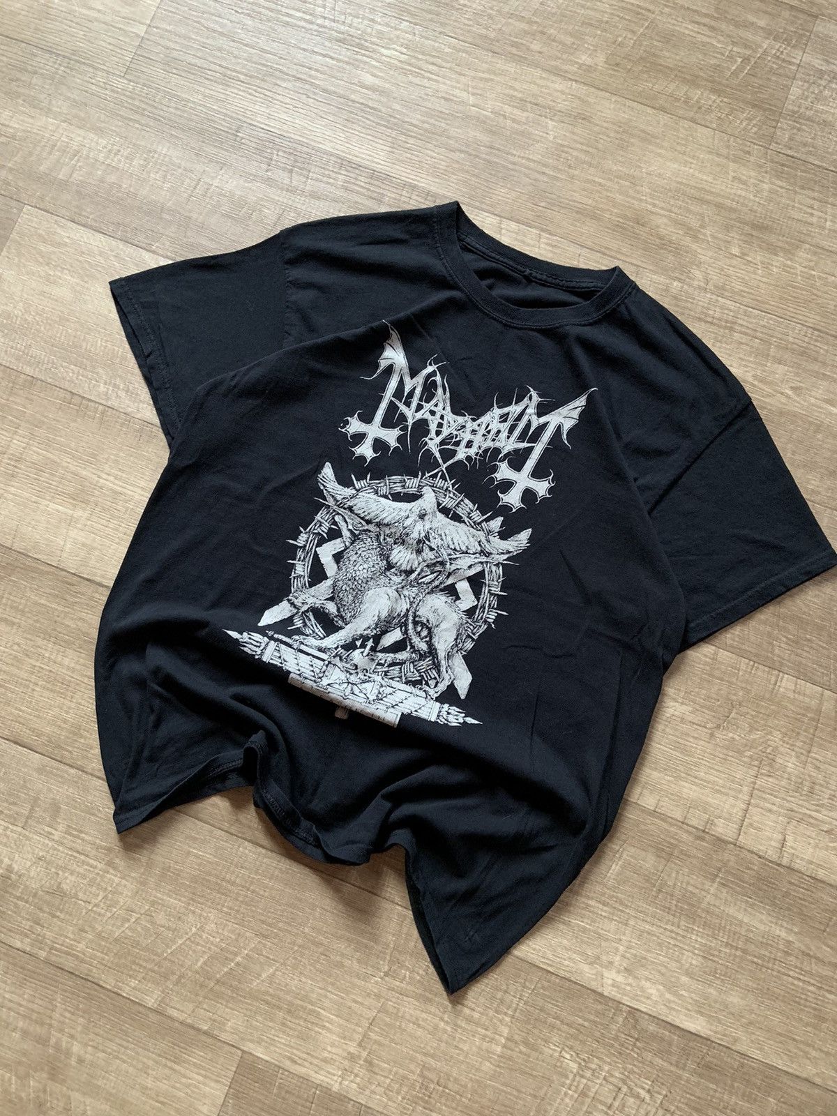 Band Tees × Vintage vintage mayhem a season in blasphemy black metal tee Size US L / EU 52-54 / 3 - 2 Thumbnail