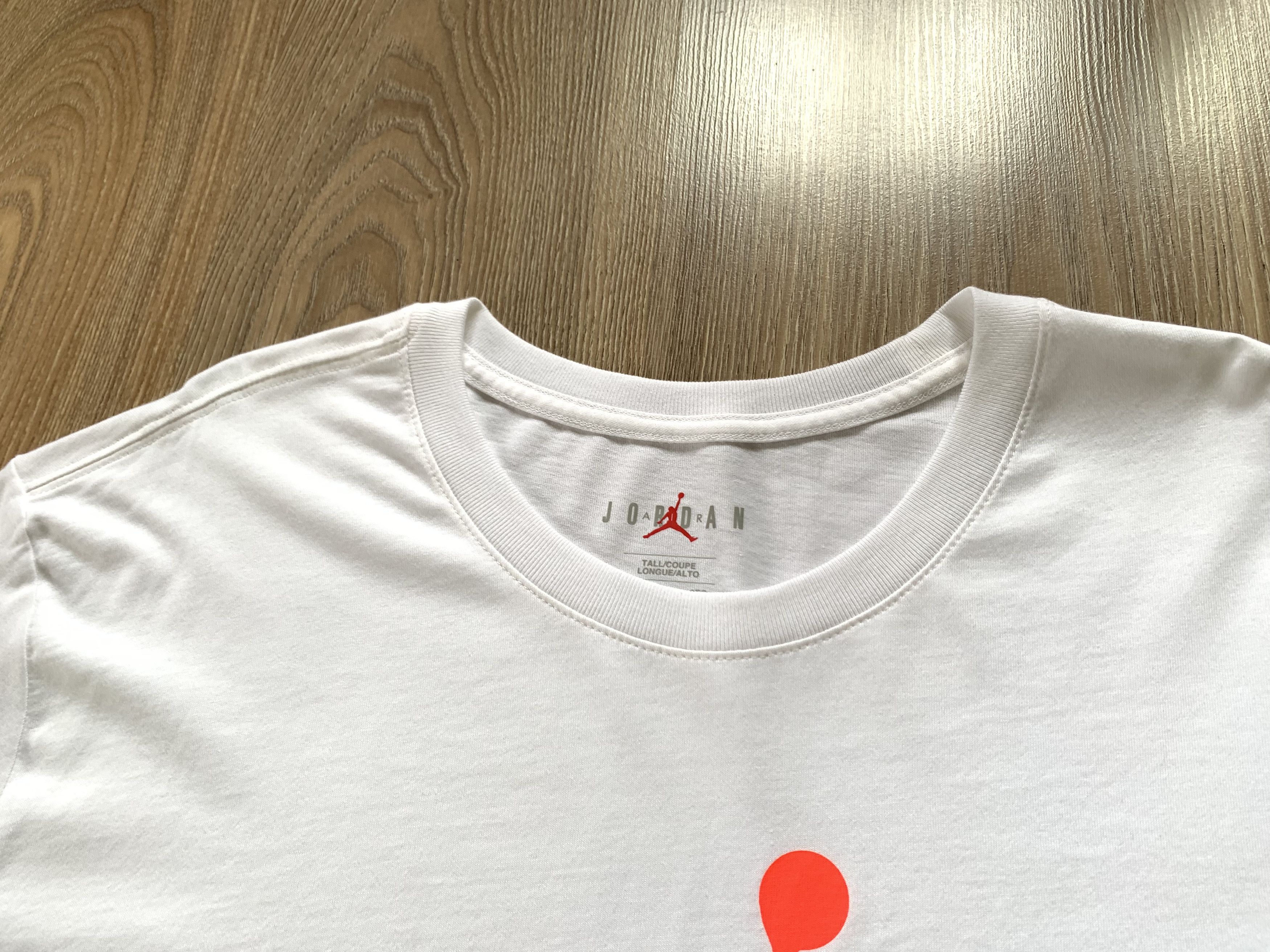 Jordan Brand × Nike Air Jordan White Flight Big Logo Print T-Shirt Size US XXL / EU 58 / 5 - 4 Thumbnail
