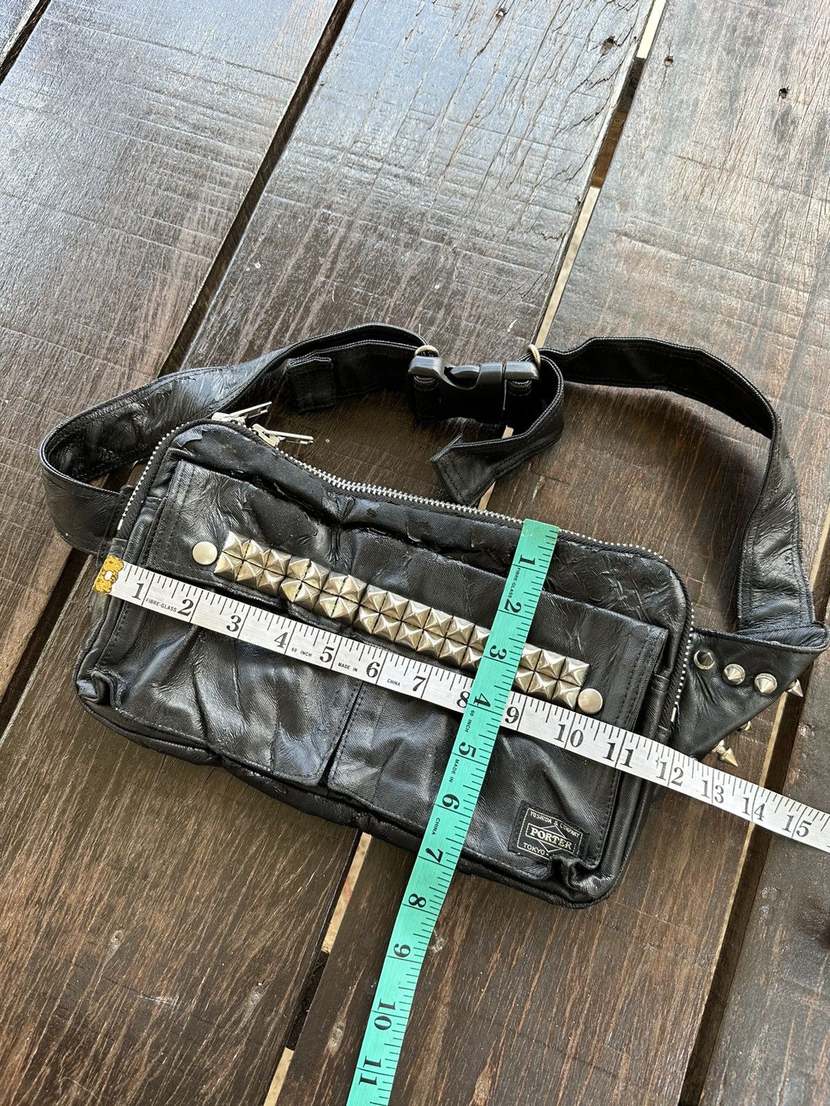 Japanese Brand × Porter Porter waist bag punk design Size ONE SIZE - 16 Thumbnail