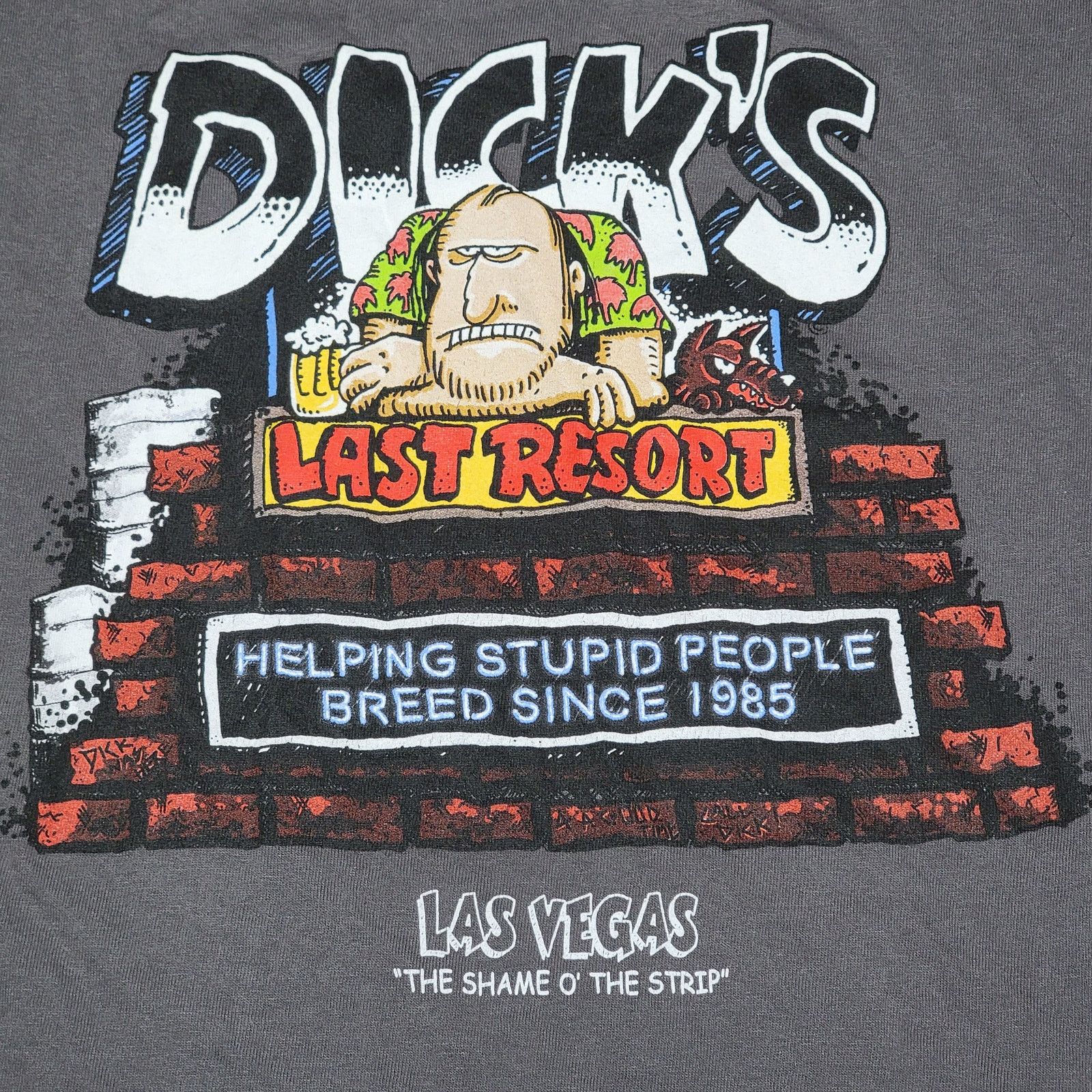 Gildan Dick's Last Resort Las Vegas Unisex Tee (Gildan) -Size Large Size US L / EU 52-54 / 3 - 2 Thumbnail