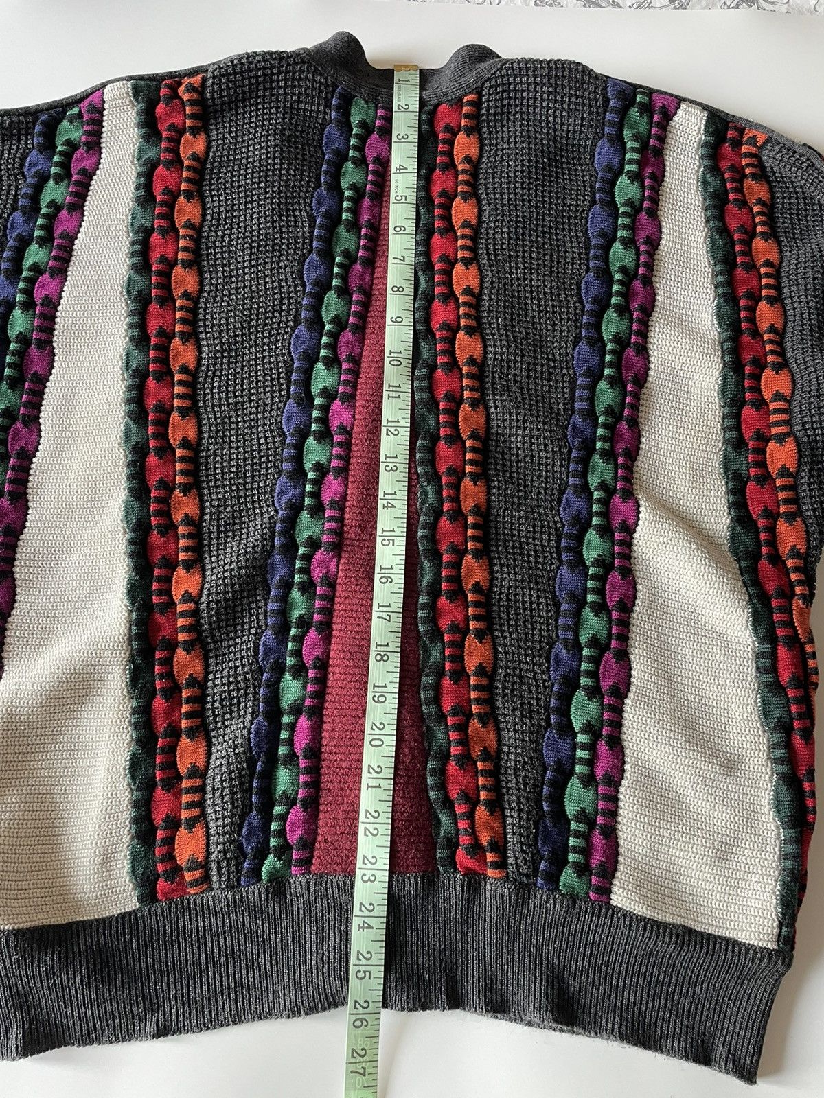 Carlo Colucci × Coogi × Missoni Carlo Colucci Cardigan Coogi/Missoni Style Sweater Y2K 90s Size US M / EU 48-50 / 2 - 22 Thumbnail