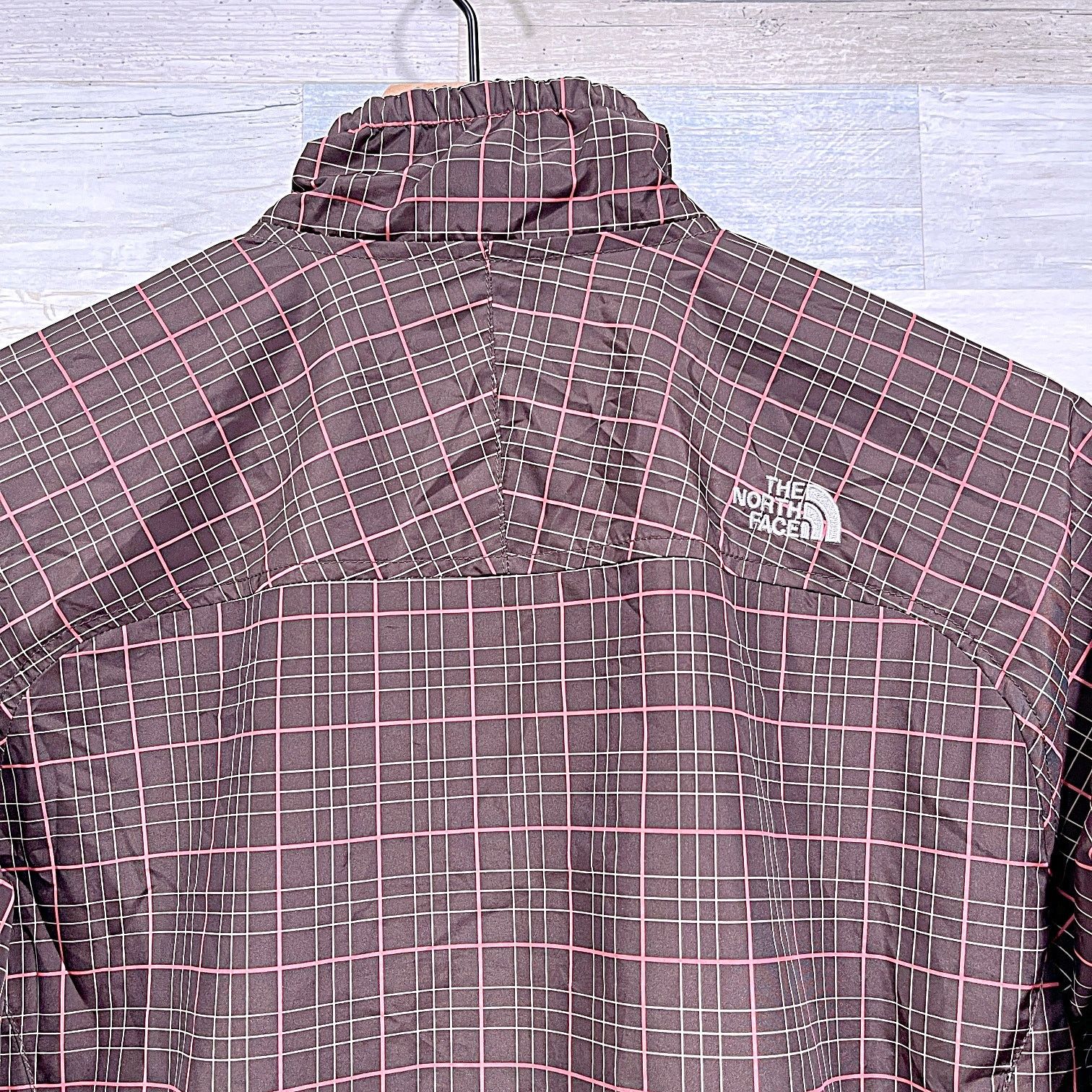 The North Face The North Face Plaid Windbreaker Jacket Brown Womens Medium Size M / US 6-8 / IT 42-44 - 4 Thumbnail